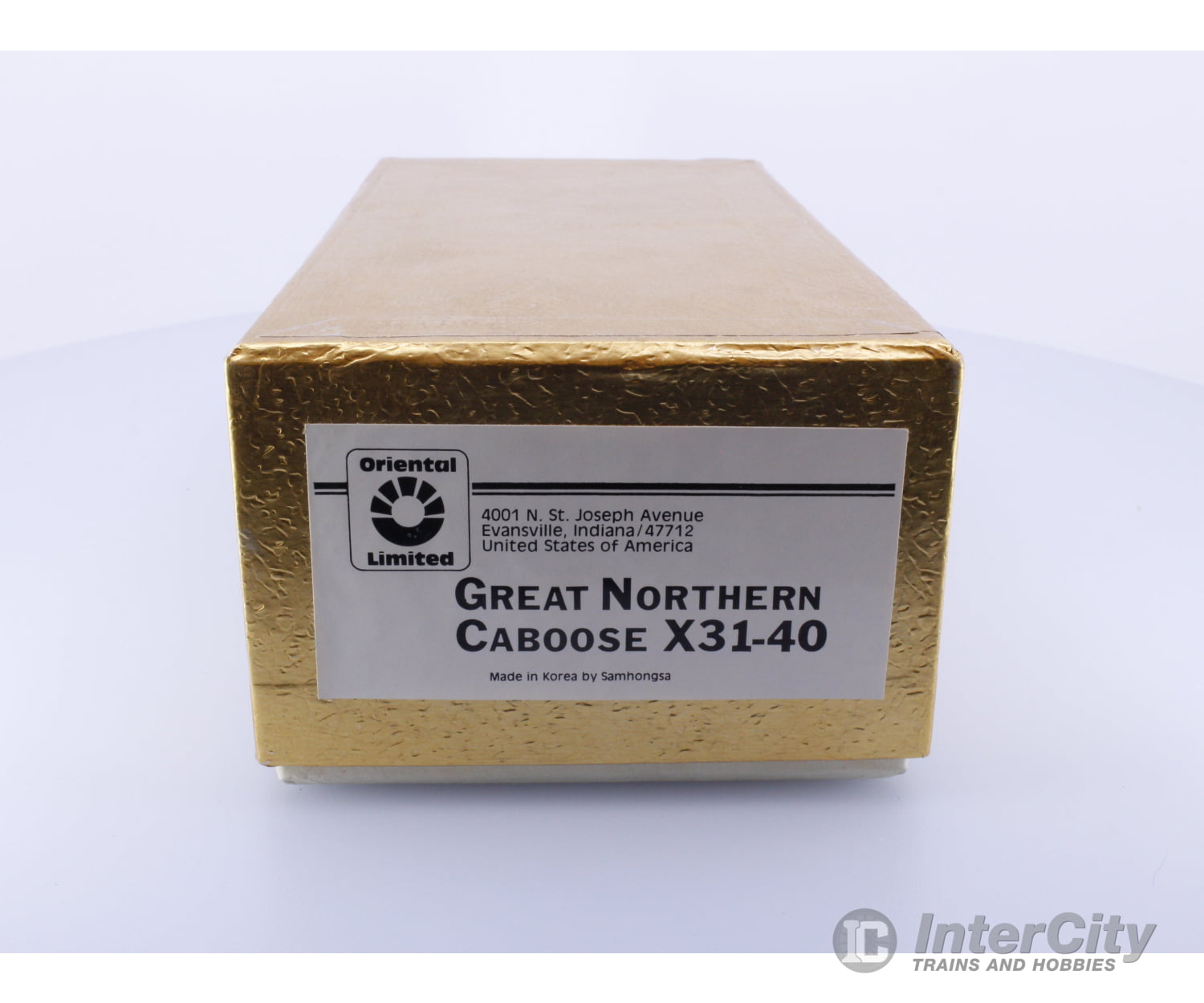 Oriental Limited GNCABX31 HO Brass Unpainted Caboose X31-40 Great Northern (GN) X31-40 Freight Cars