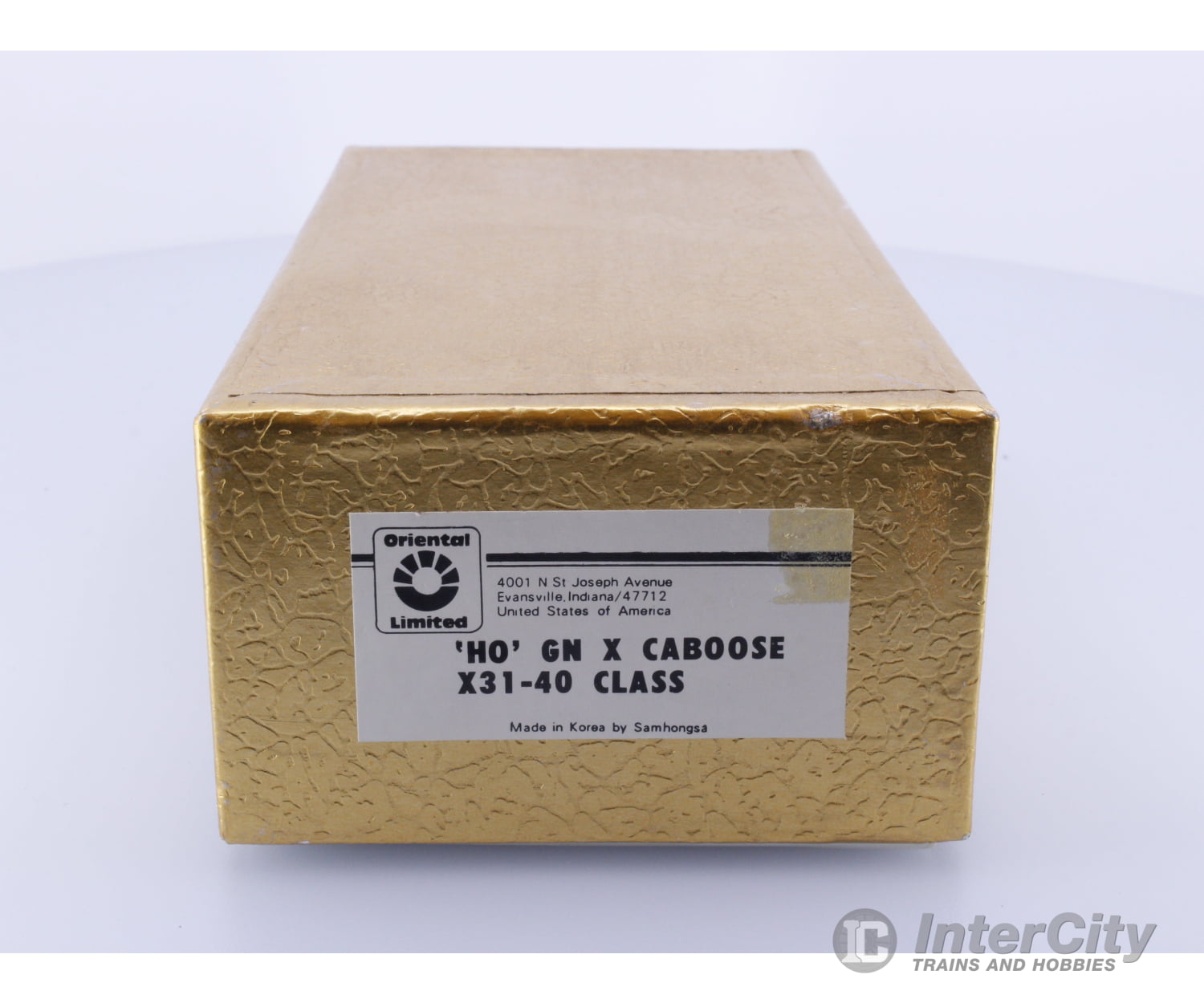 Oriental Limited GNXCAB HO Brass Unpainted X Caboose X31-40 Class Great Northern (GN) X31-40 Freight Cars