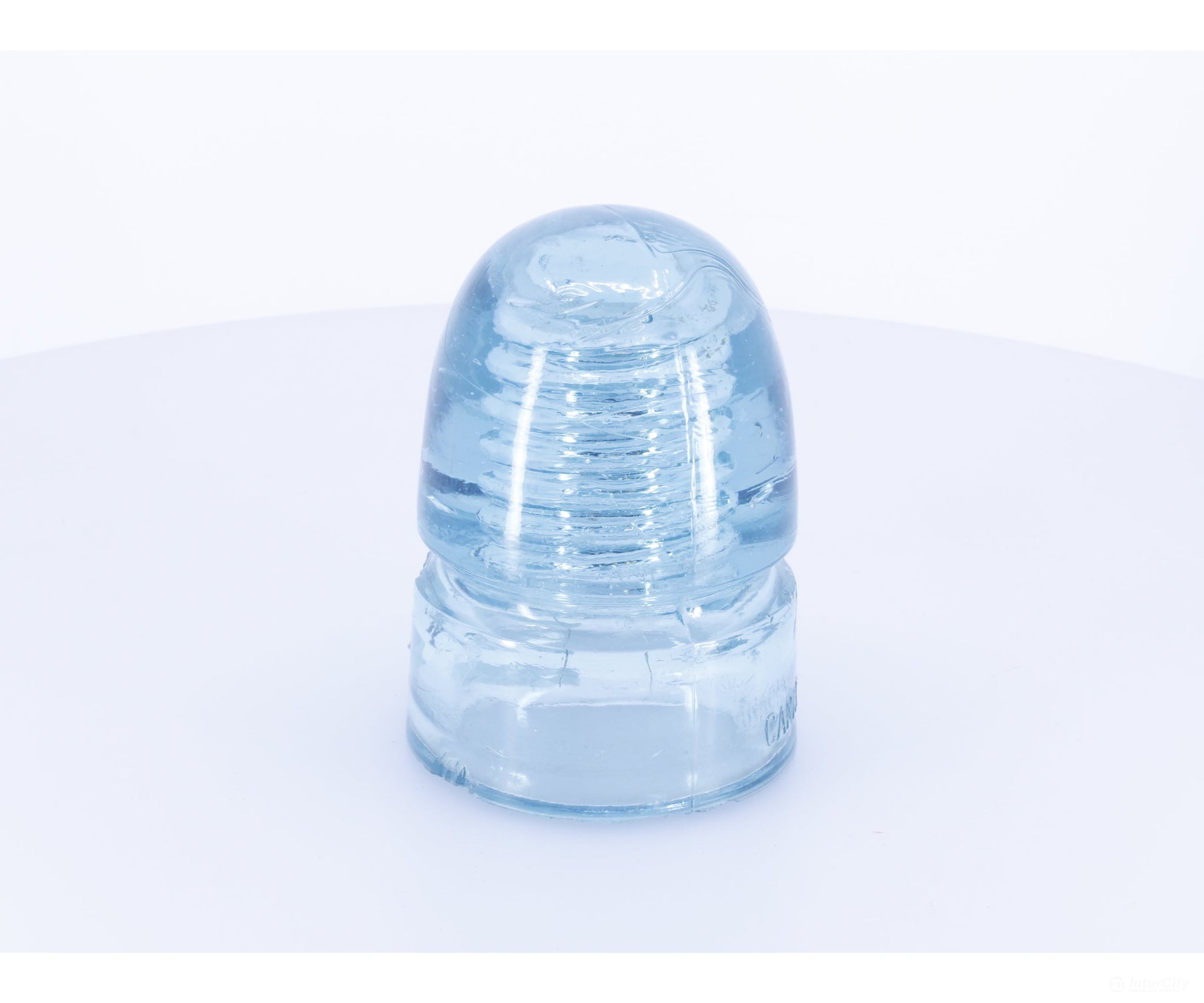 Other CD143 Aqua Glass Insulator Slug Mold Canadian Pacific (CP) Collectibles