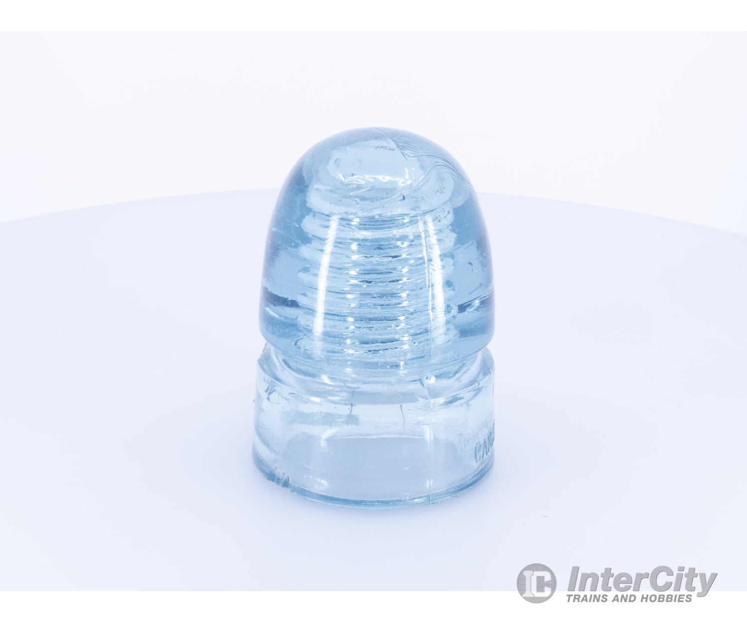 Other CD143 Aqua Glass Insulator Slug Mold Canadian Pacific (CP) Collectibles