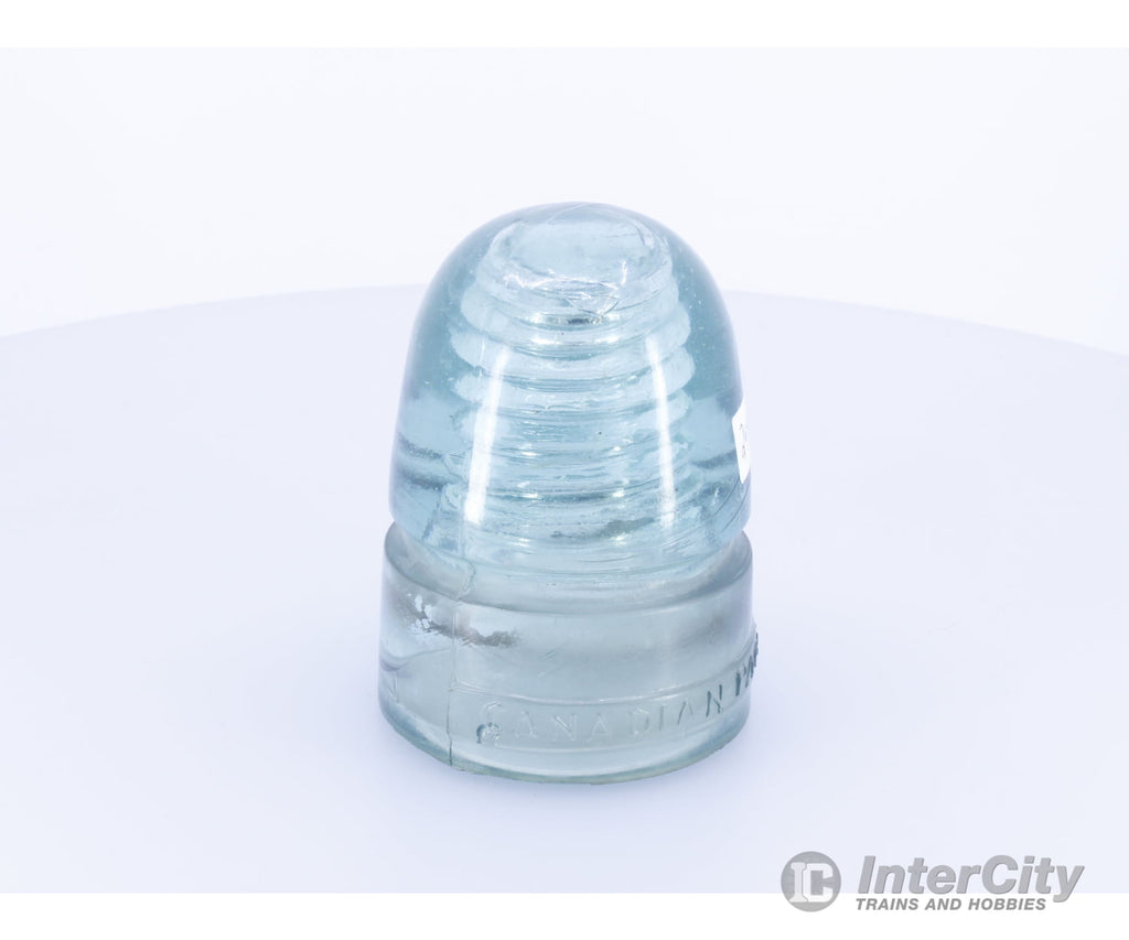 Other GICPR Aqua Glass Insulator Canadian Pacific (CP) (#1) Collectibles
