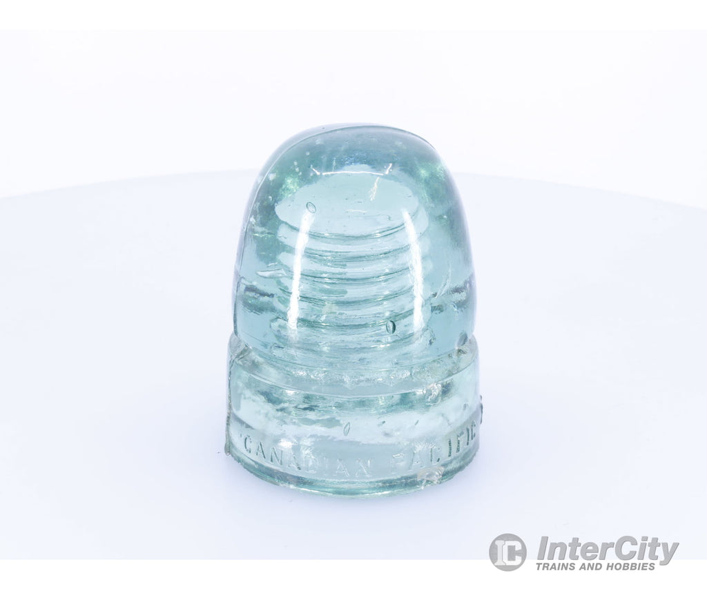Other GICPR Greenish-Aqua Glass Insulator Canadian Pacific (CP) (#1) Collectibles