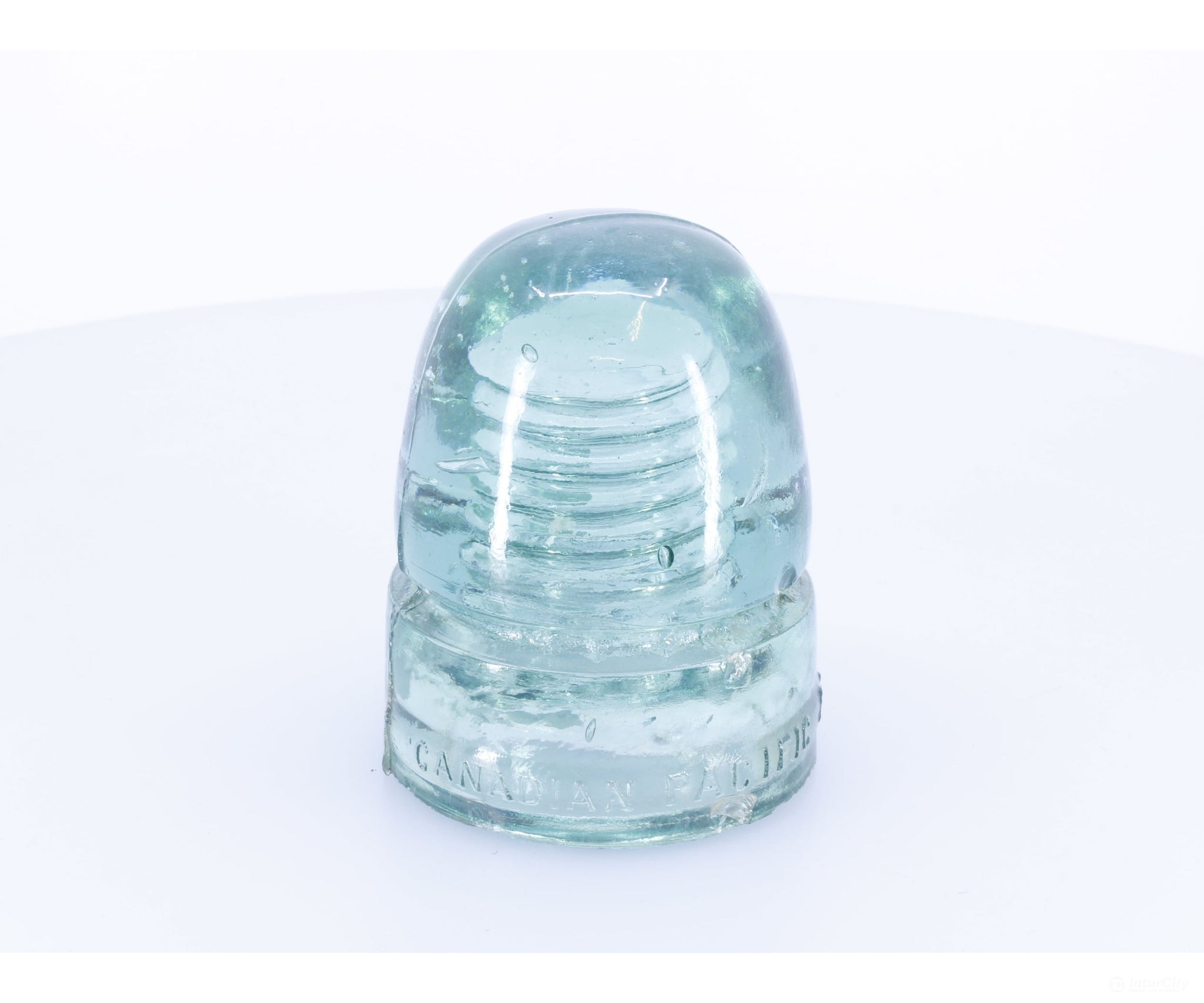 Other GICPR Greenish-Aqua Glass Insulator Canadian Pacific (CP) (#1) Collectibles