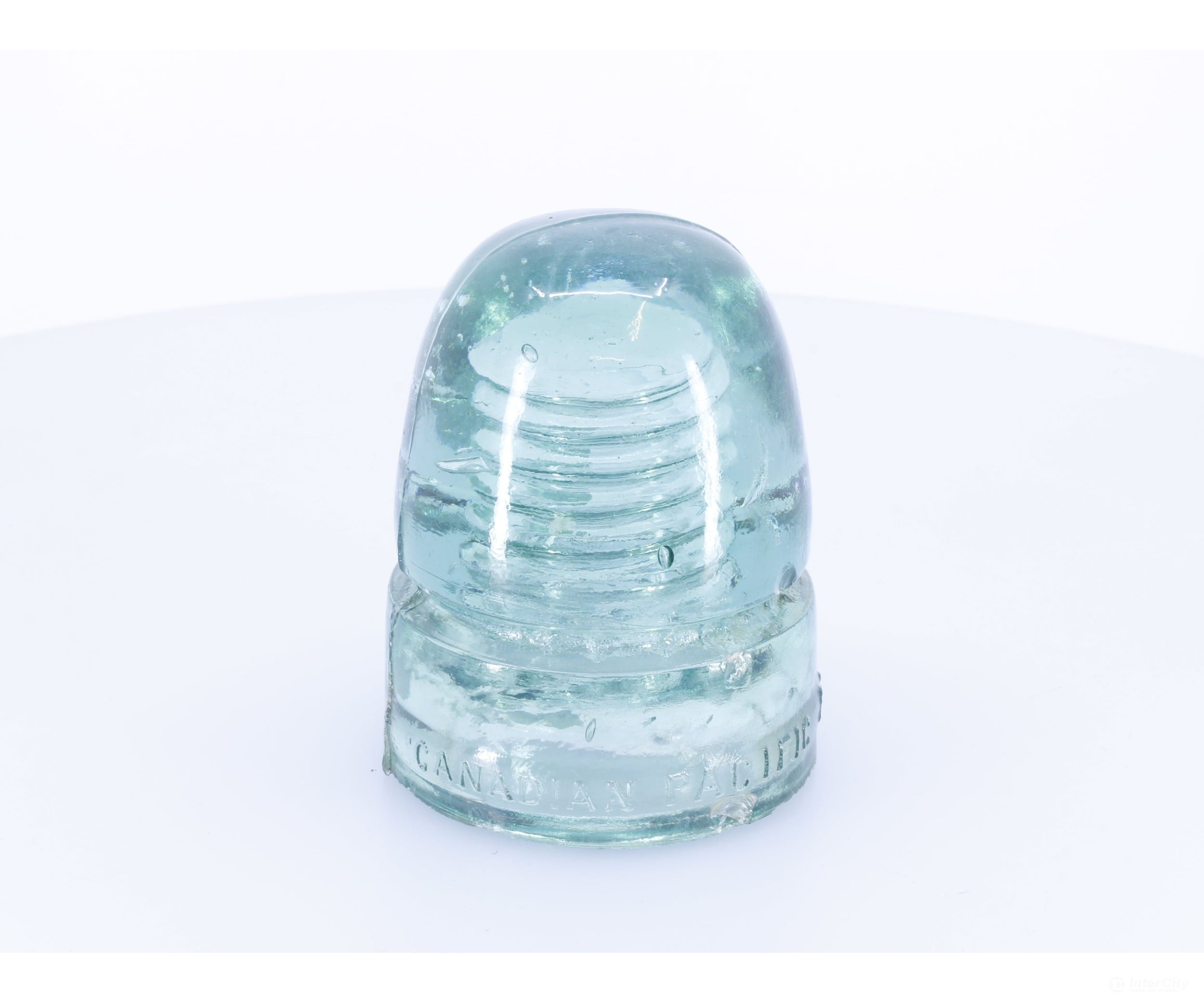 Other GICPR Greenish-Aqua Glass Insulator Canadian Pacific (CP) (#1) Collectibles
