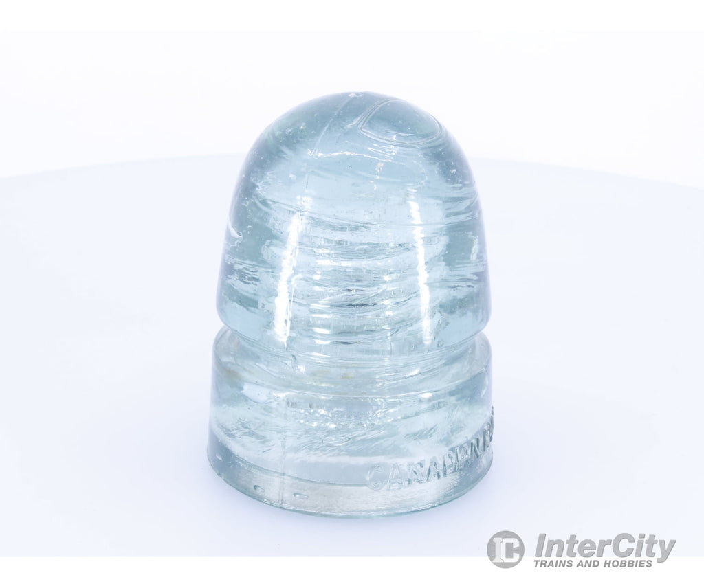 Other GICPR Greenish-Aqua Glass Insulator Canadian Pacific (CP) (#2) Collectibles