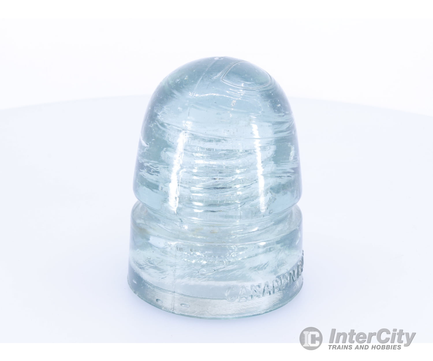 Other GICPR Greenish-Aqua Glass Insulator Canadian Pacific (CP) (#2) Collectibles