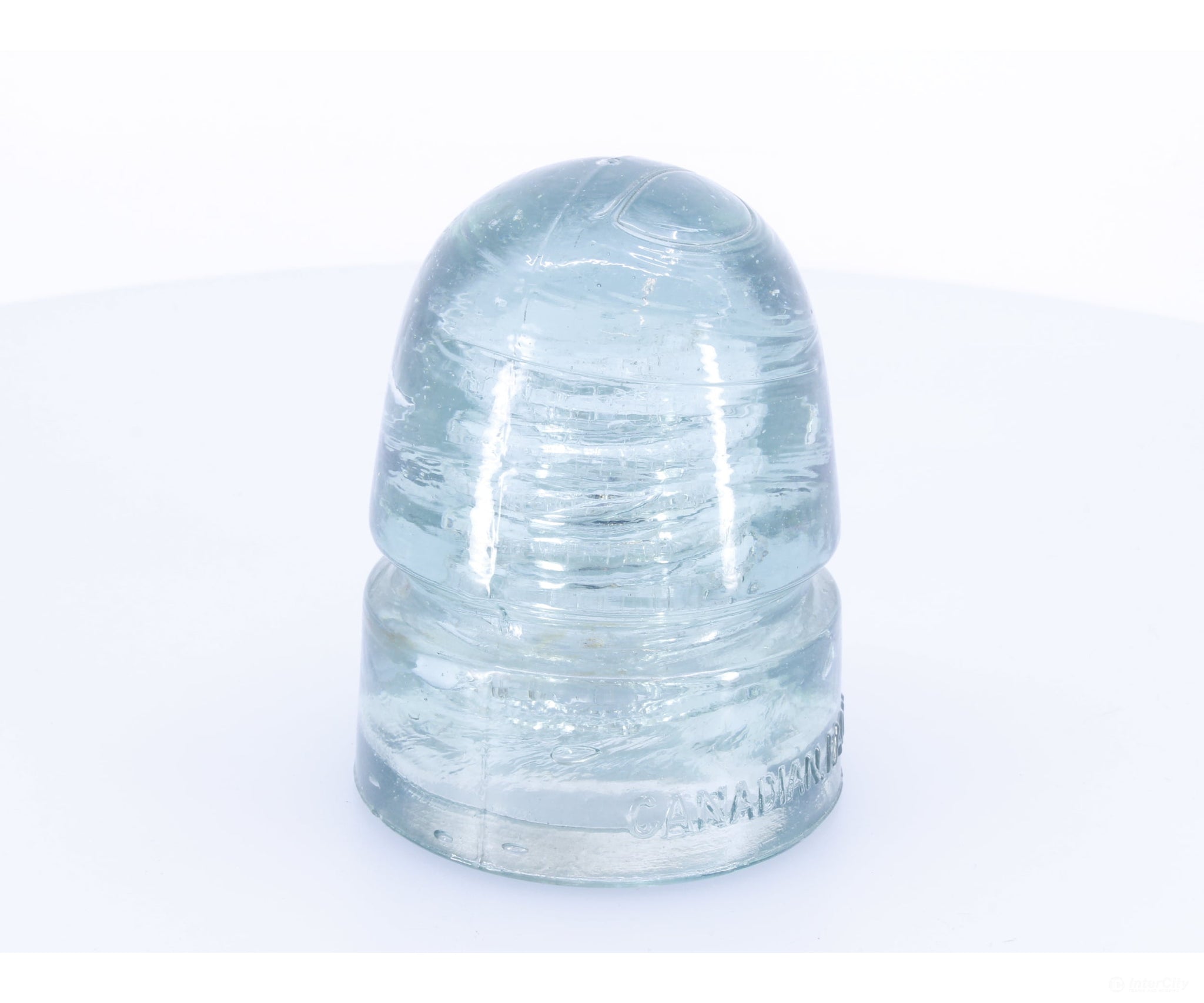 Other GICPR Greenish-Aqua Glass Insulator Canadian Pacific (CP) (#2) Collectibles