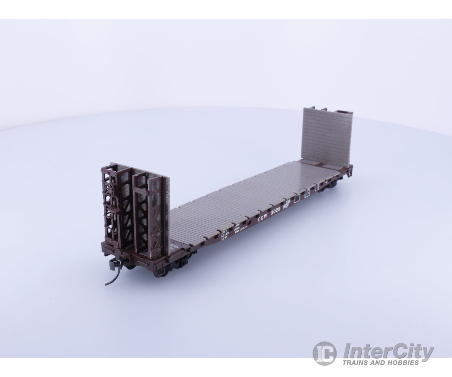 Other HO Flat Car with Ends Chicago and North Western (CNW) 3029 Freight Cars