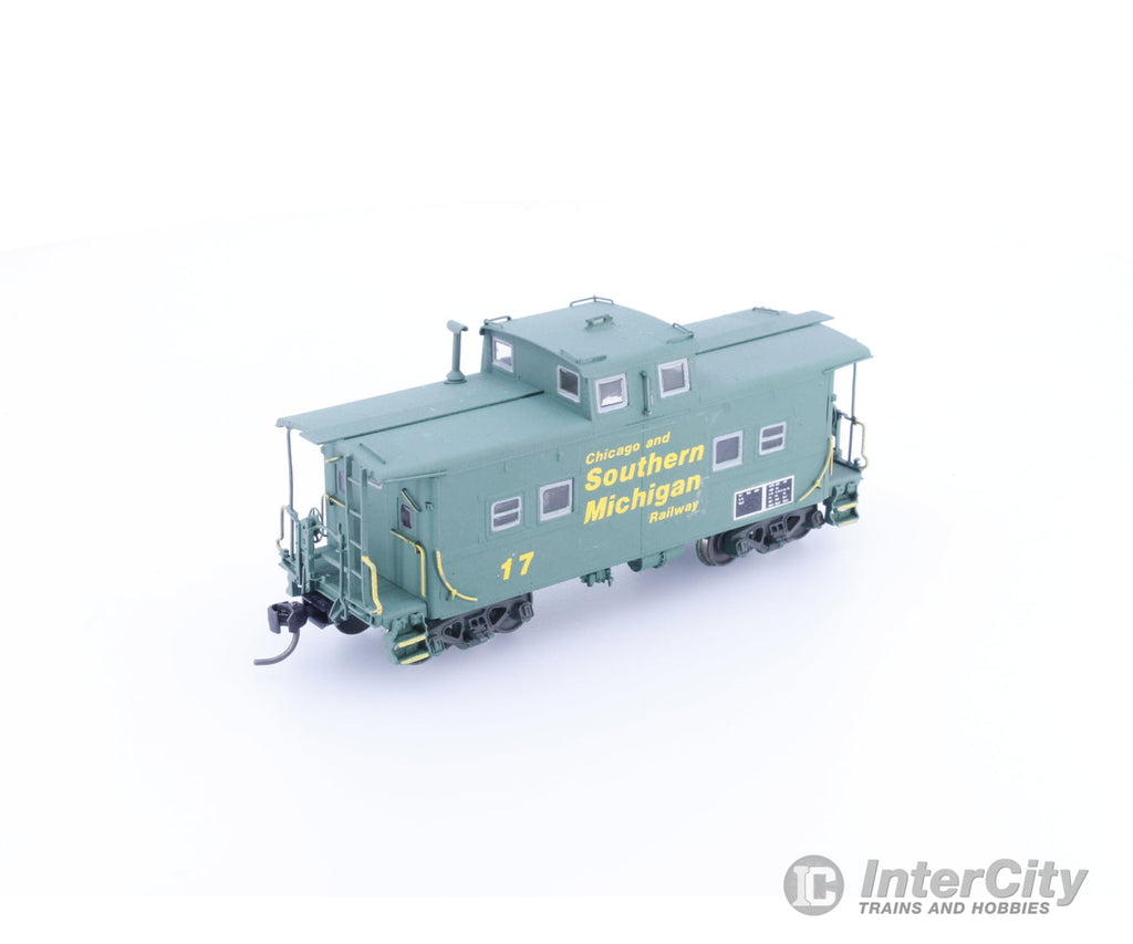 Overland 1254 HO Brass Caboose Painted Chicago & Southern Michigan 17 Freight Cars