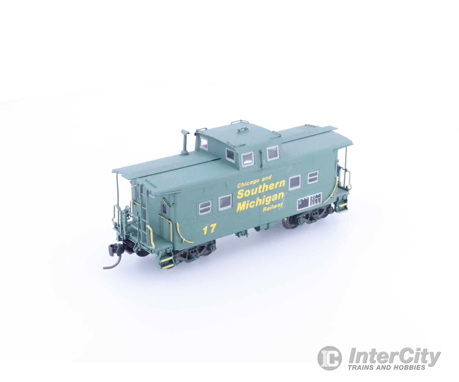 Overland 1254 HO Brass Caboose Painted Chicago & Southern Michigan 17 Freight Cars