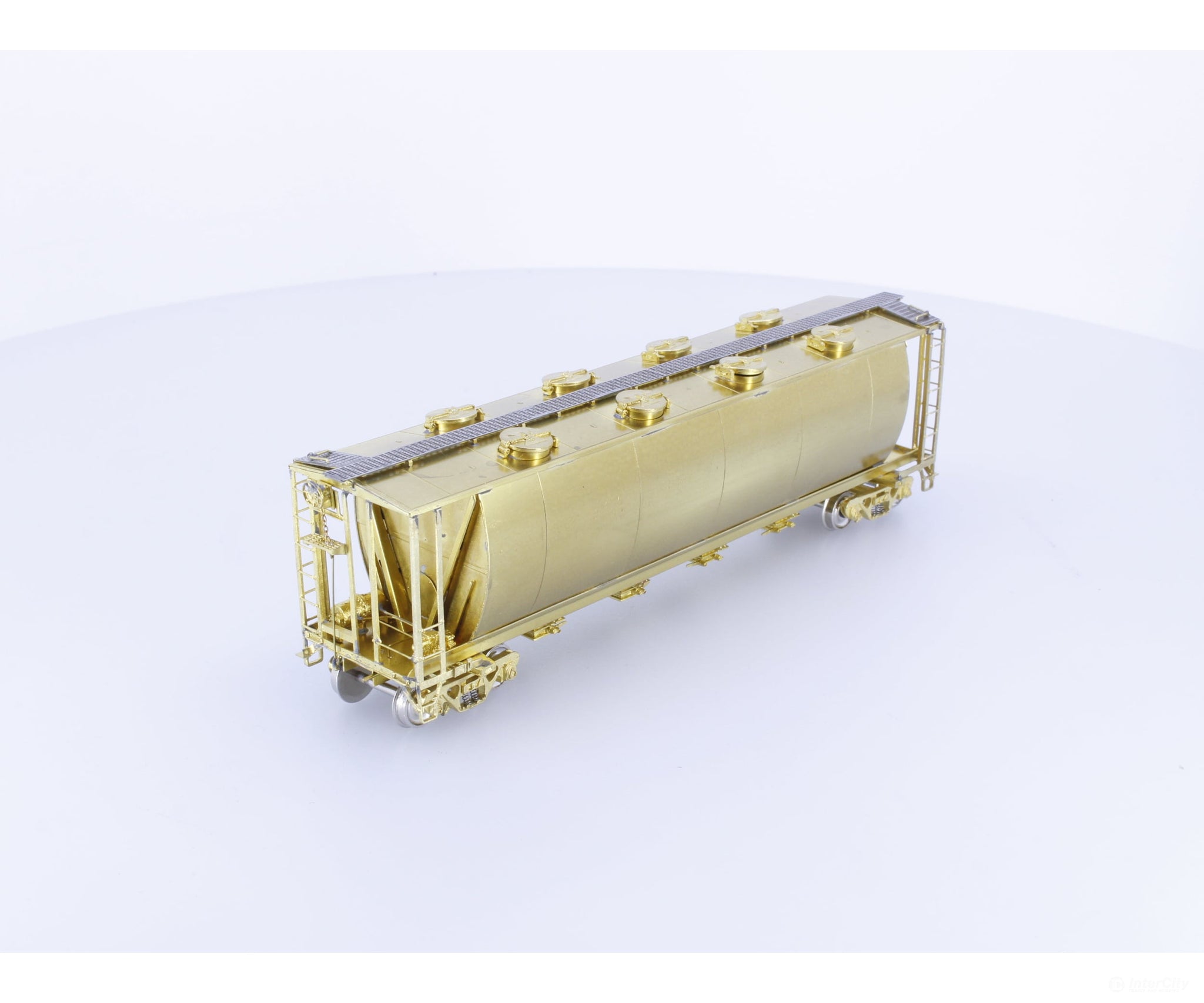 Overland 3187 HO Brass Tank Covered Hopper 8 Round Roof Hatches Canadian Pacific (CP) - Freight Cars