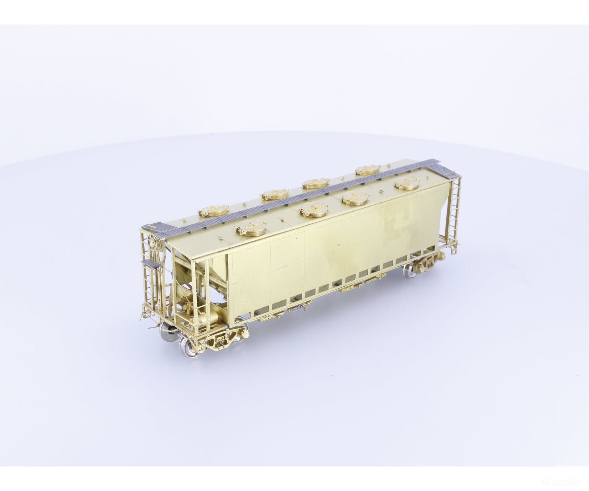Overland 3217 HO Brass Slab Side Covered Hopper Canadian Pacific (CP) - Freight Cars