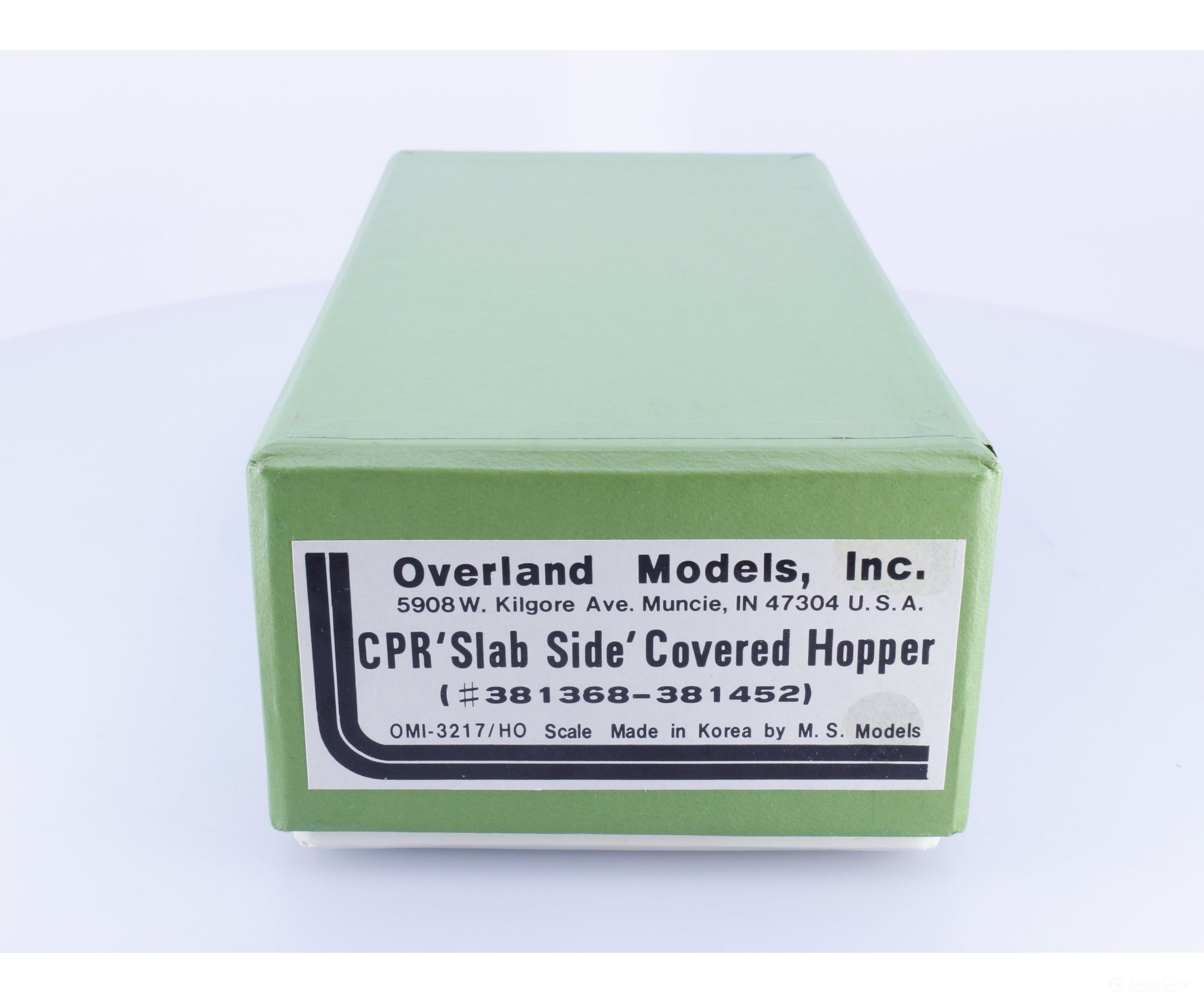 Overland 3217 HO Brass Slab Side Covered Hopper Canadian Pacific (CP) - Freight Cars
