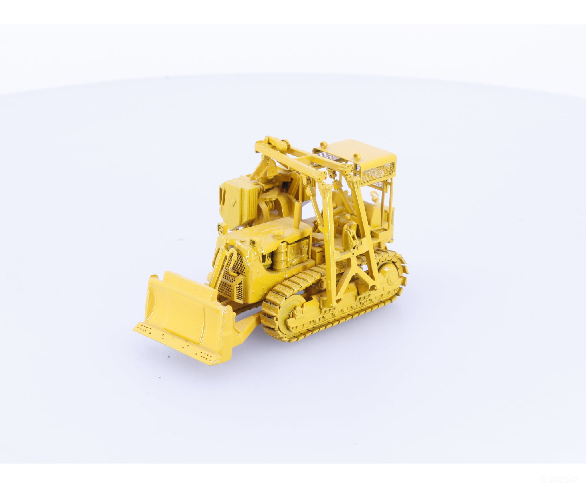 Overland 3377.1 HO Brass Bulldozer with Side Boom - Vehicles