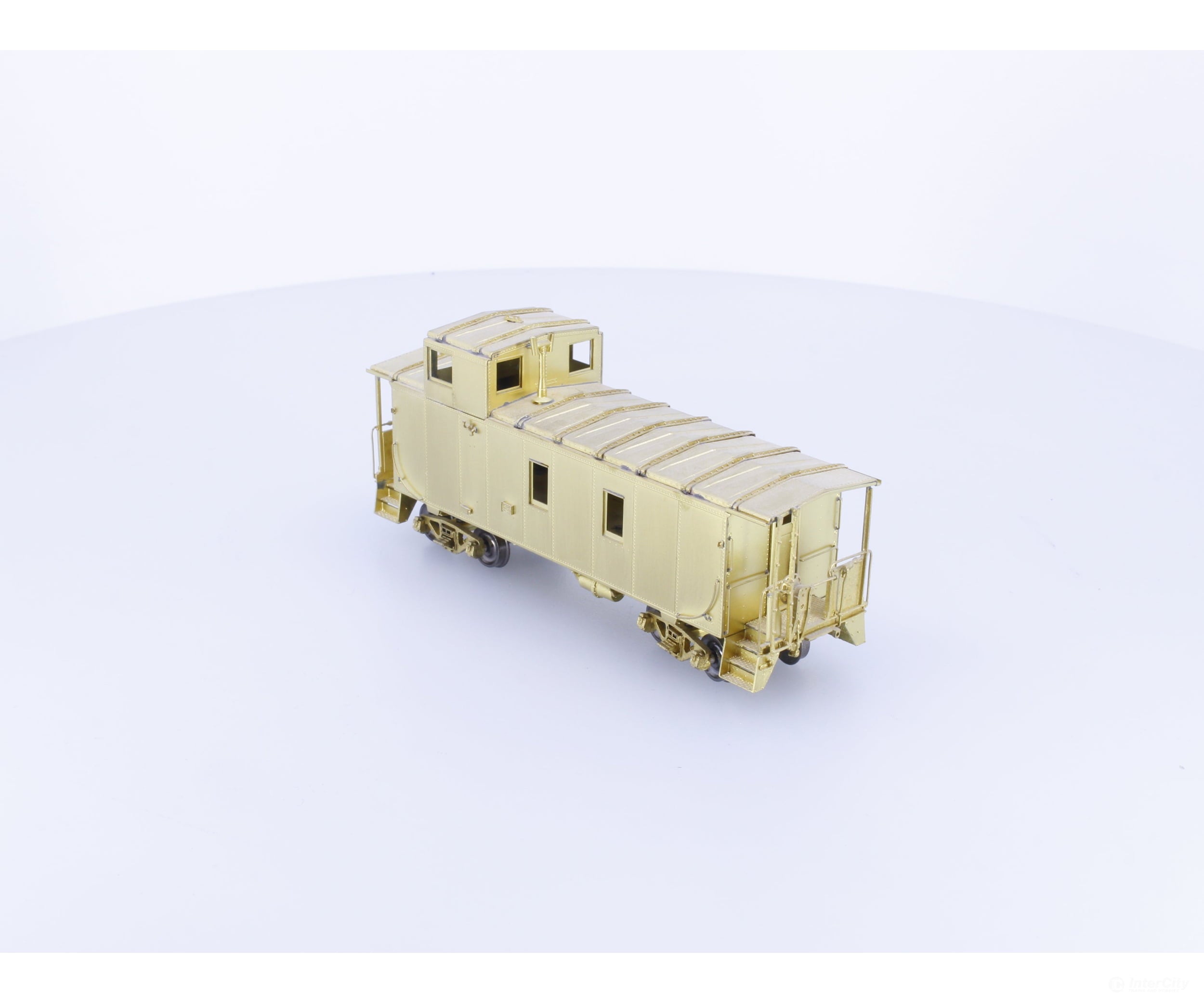 Overland 3811 HO Brass Steel Caboose Small Cupola with Roofwalks Canadian Pacific (CP) - Freight Cars