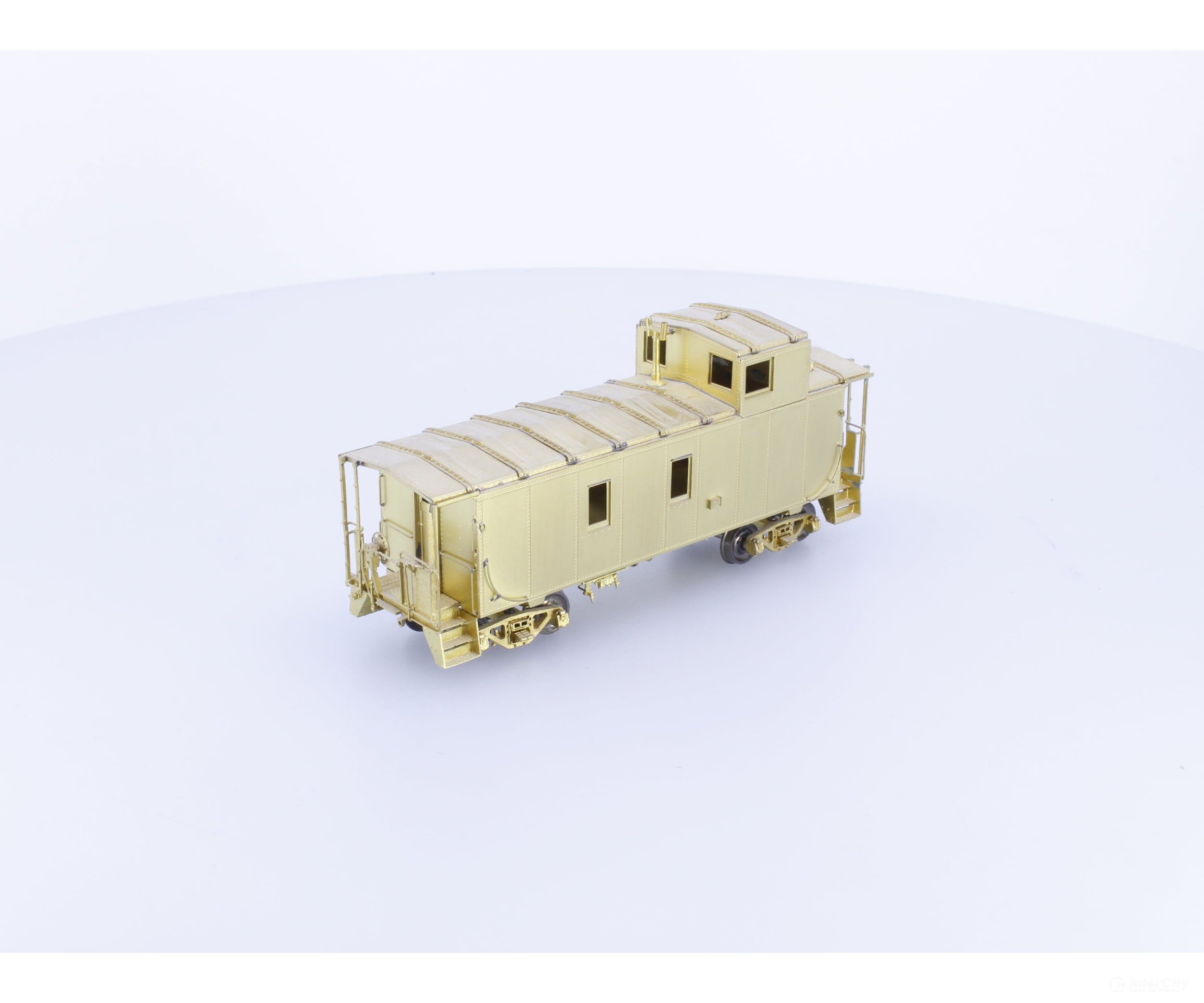 Overland 3811 HO Brass Steel Caboose Small Cupola with Roofwalks Canadian Pacific (CP) - Freight Cars