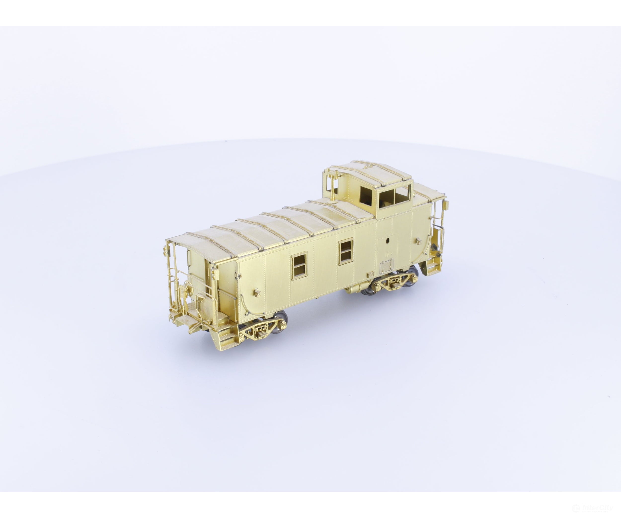 Overland 3815 HO Brass Steel Caboose Rectangular Raised Roof Panels Generator Equipped Canadian Pacific (CP) - Freight