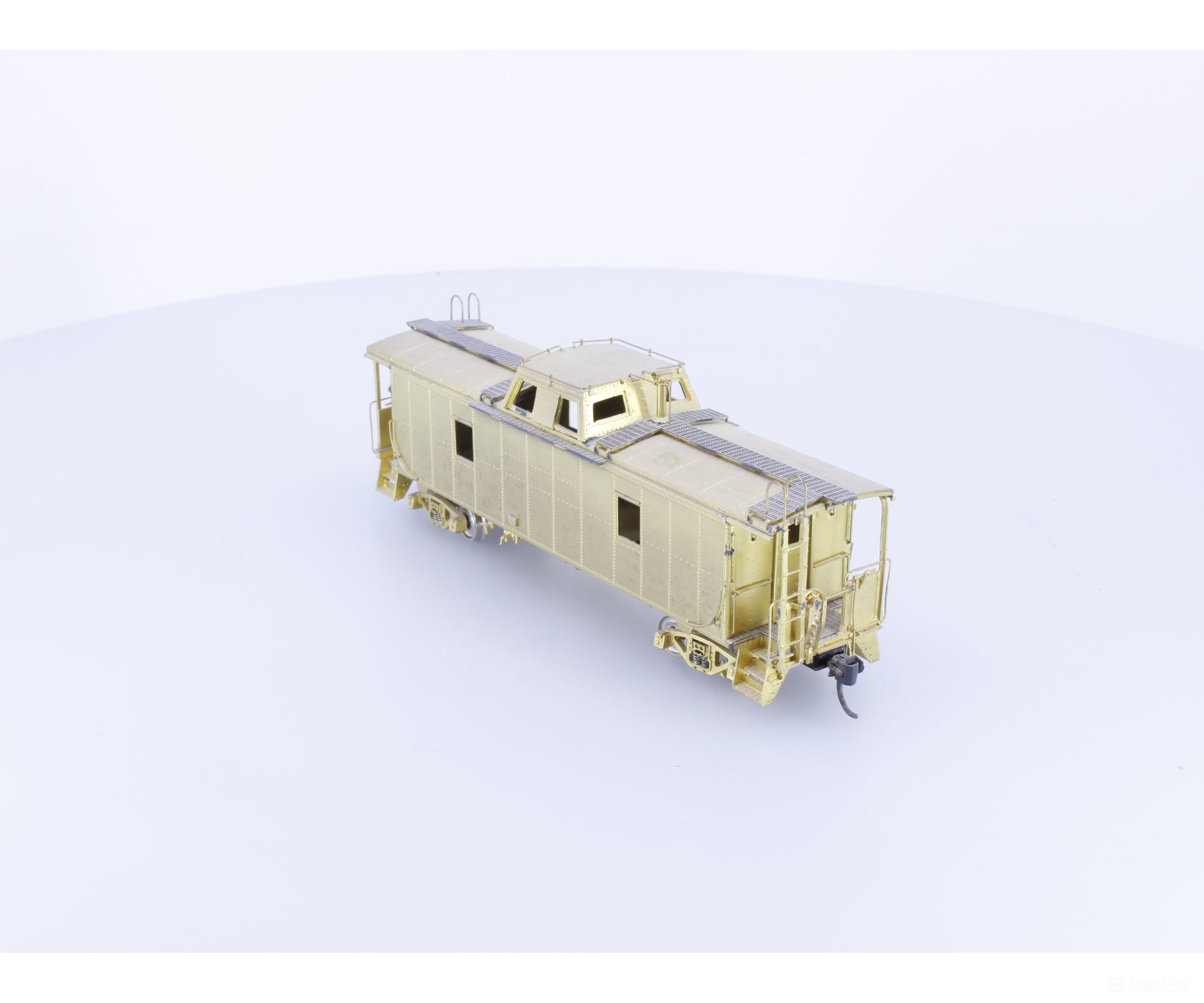 Overland 3817 HO Brass 1953 Built Steel Slanted Streamlined Centered Cupola Caboose Canadian Pacific (CP) - Freight Cars