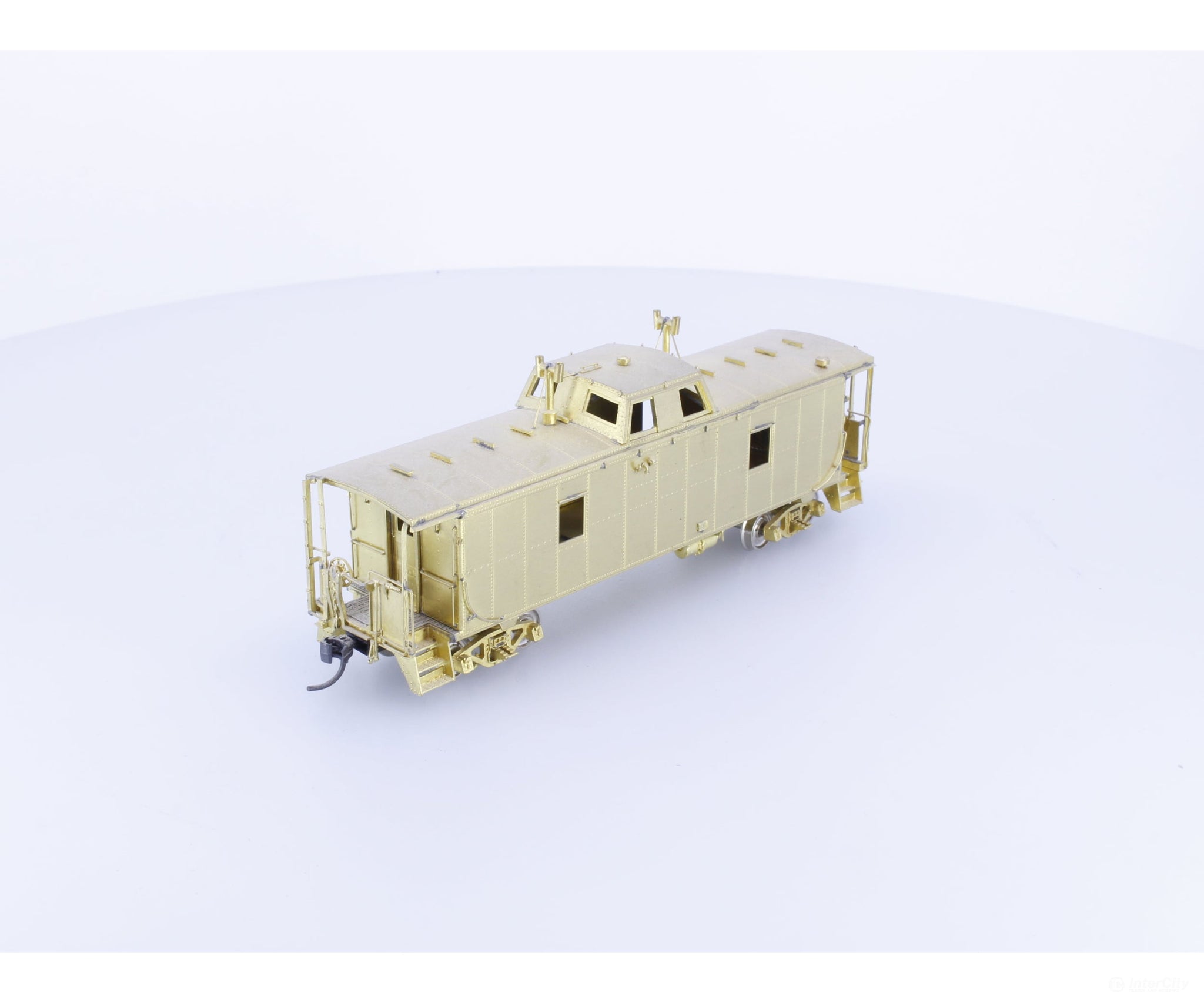Overland 3818 HO Brass Steel Slanted Streamlined Centered Cupola Caboose Canadian Pacific (CP) - Freight Cars