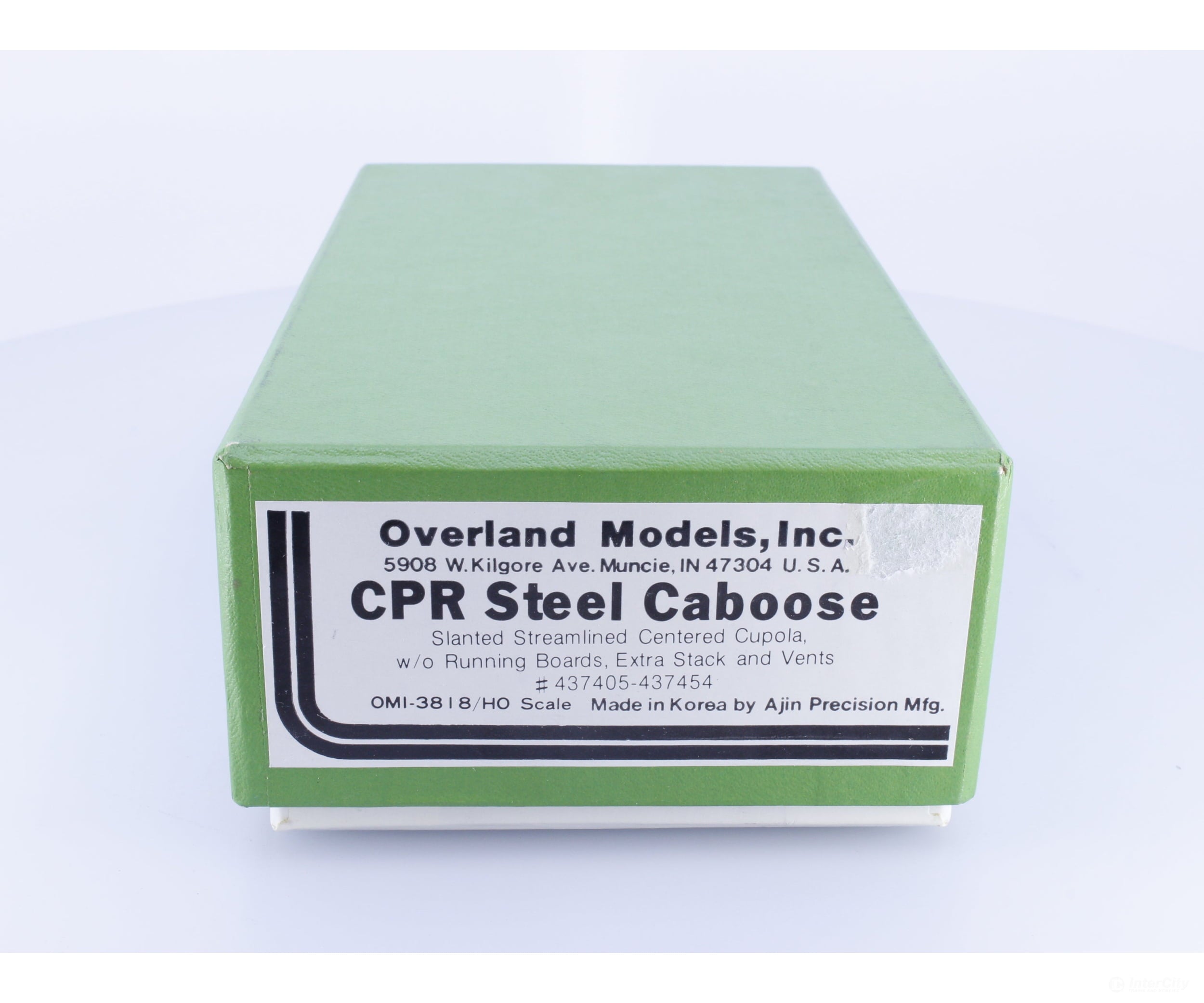 Overland 3818 HO Brass Steel Slanted Streamlined Centered Cupola Caboose Canadian Pacific (CP) - Freight Cars