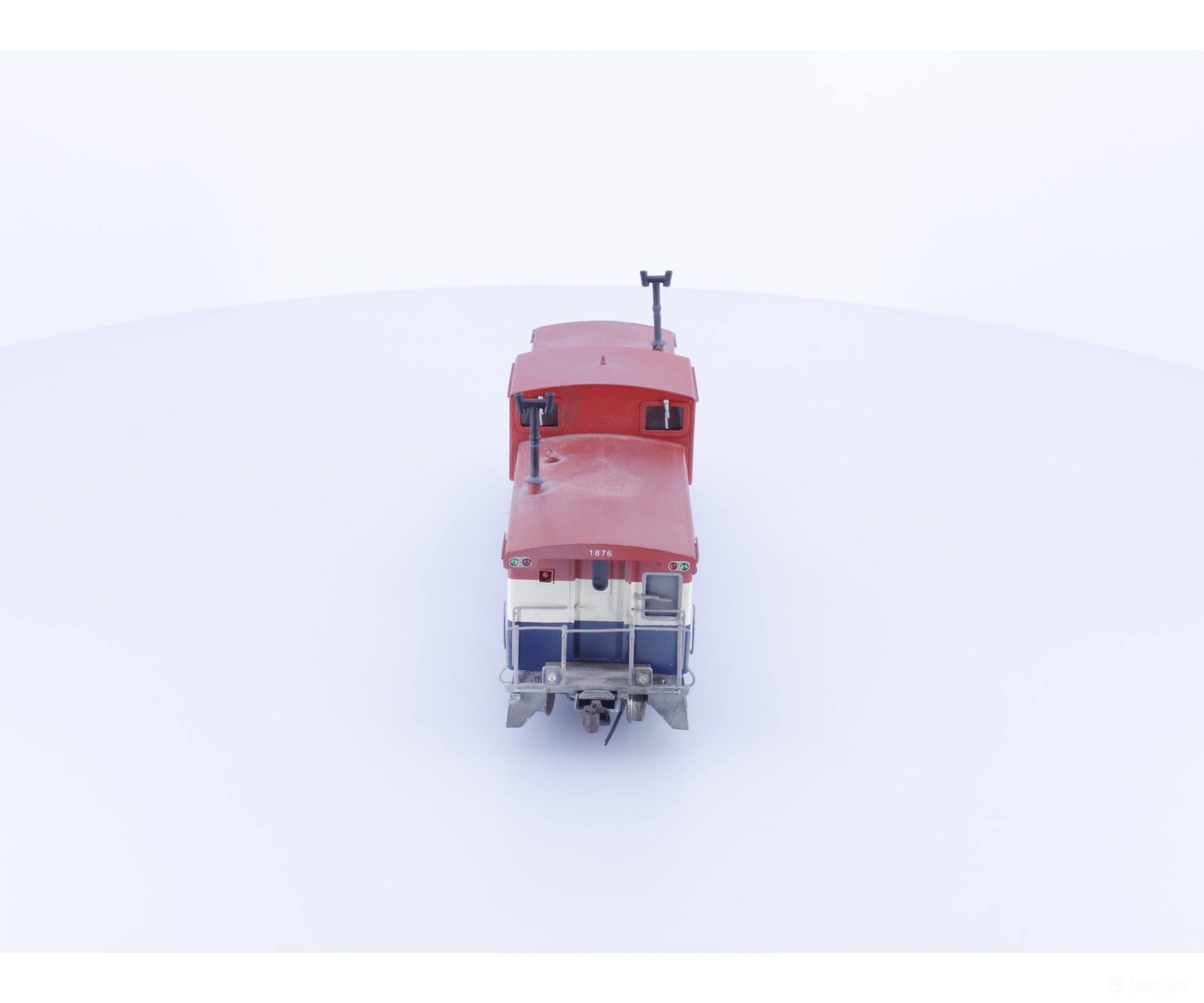 Overland 3862 HO Brass W-V Caboose Built 1973 Factory Painted and Weathered BC Rail (BCOL) 1876 Freight Cars