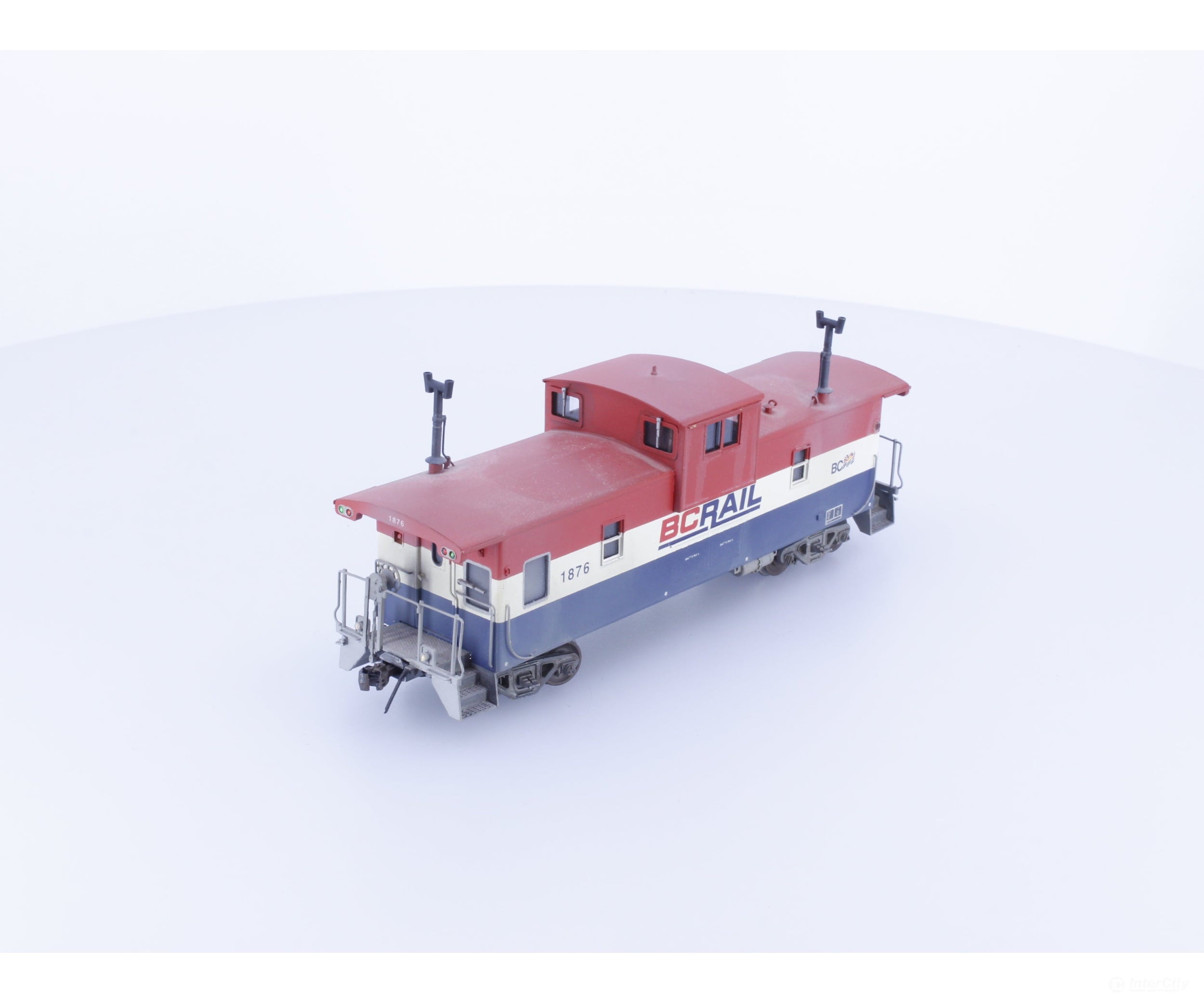Overland 3862 HO Brass W-V Caboose Built 1973 Factory Painted and Weathered BC Rail (BCOL) 1876 Freight Cars