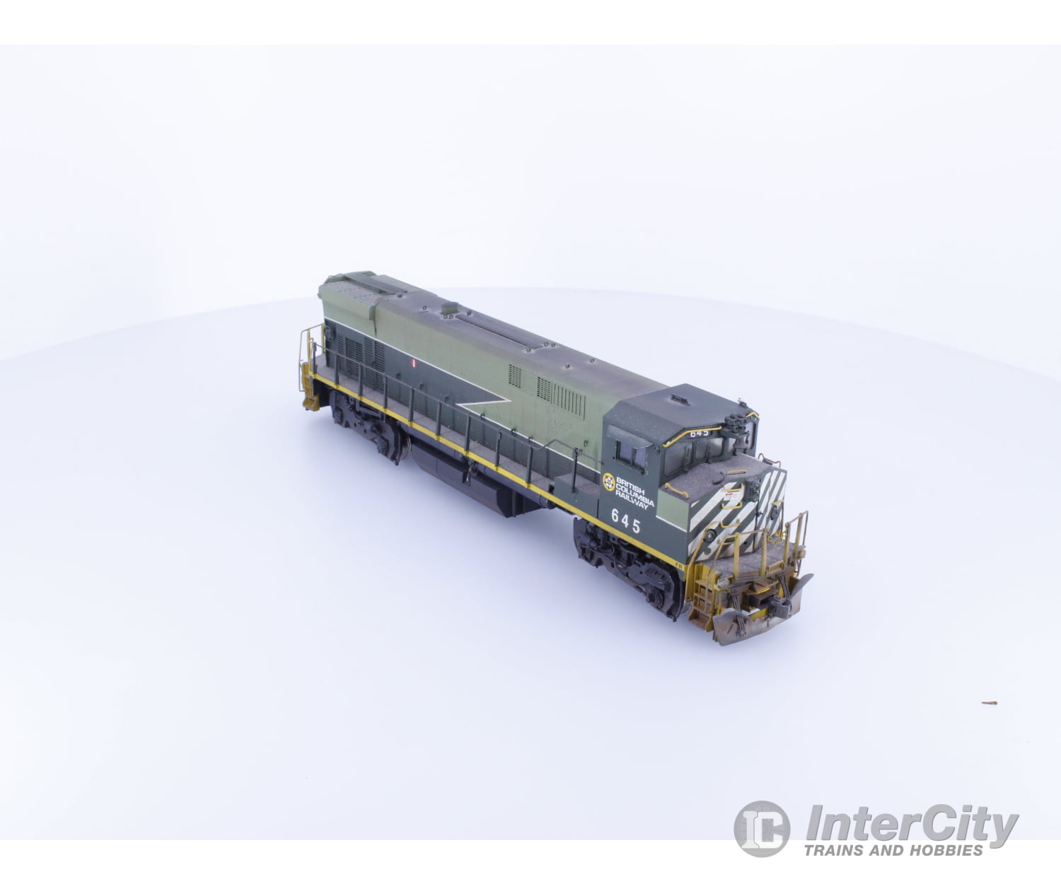 Overland 5275 HO Brass BCR M420W Diesel Locomotive Factory Paint and Weathered BC Rail (BCOL) 645 DCC Locomotives