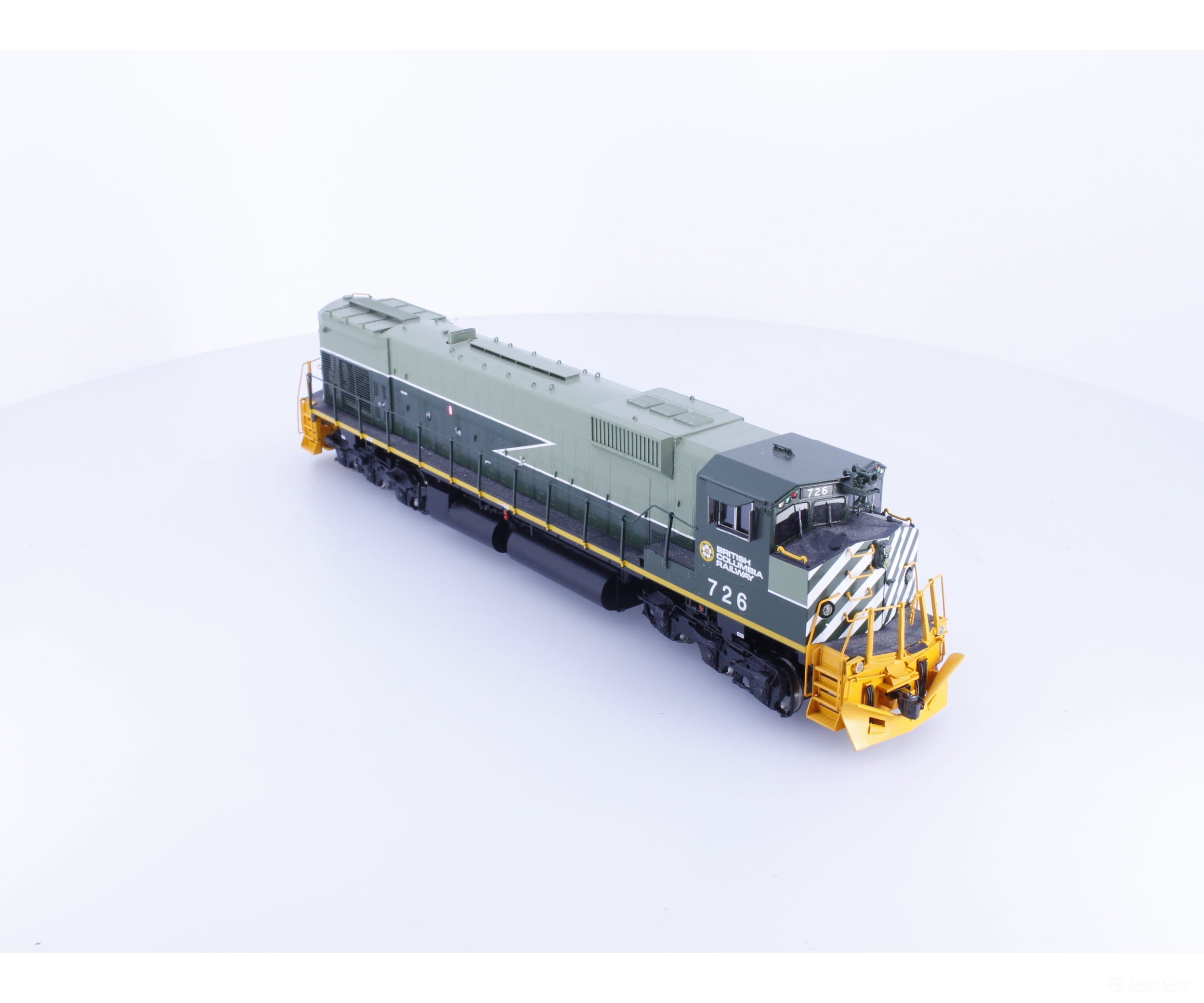 Overland AA-1173-1 HO Brass M630W Diesel Locomotive BC Rail (BCOL) 726 DCC - Locomotives