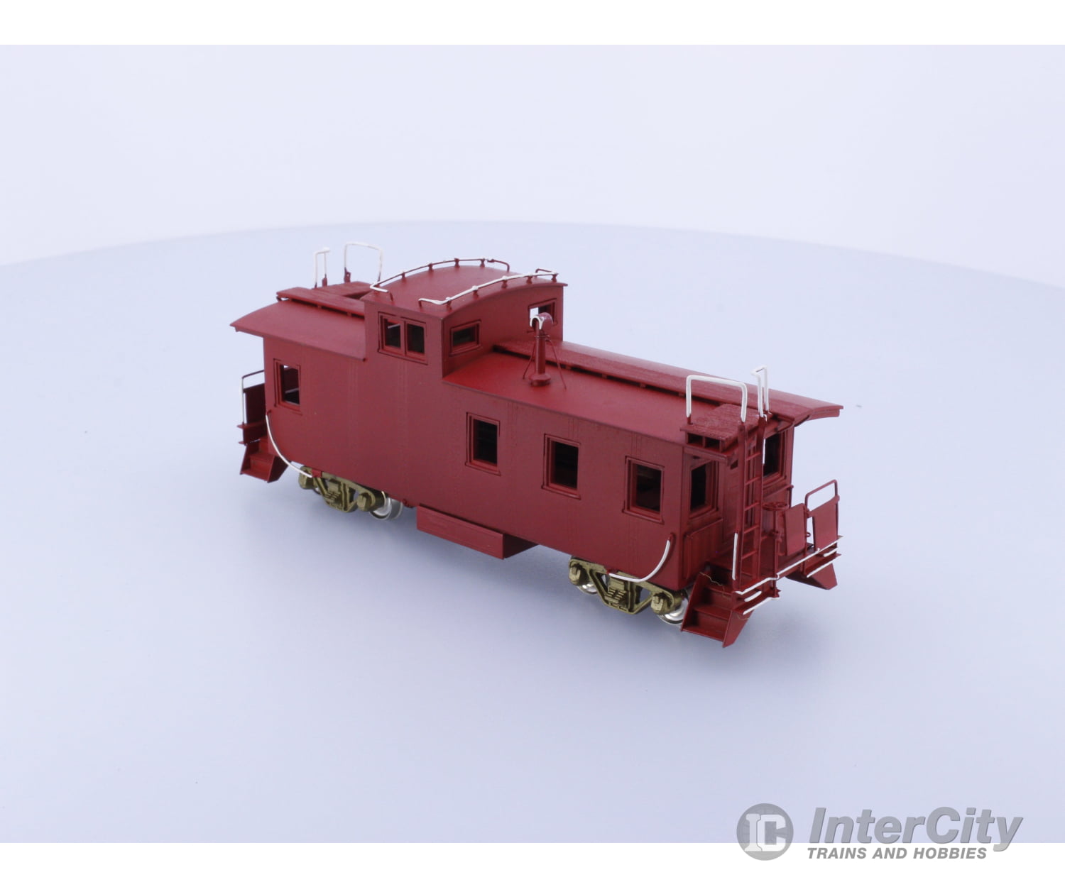 Overland GN30PLYCAB HO Brass Painted 30’ Plywood Sheath Caboose Great Northern (GN) Freight Cars