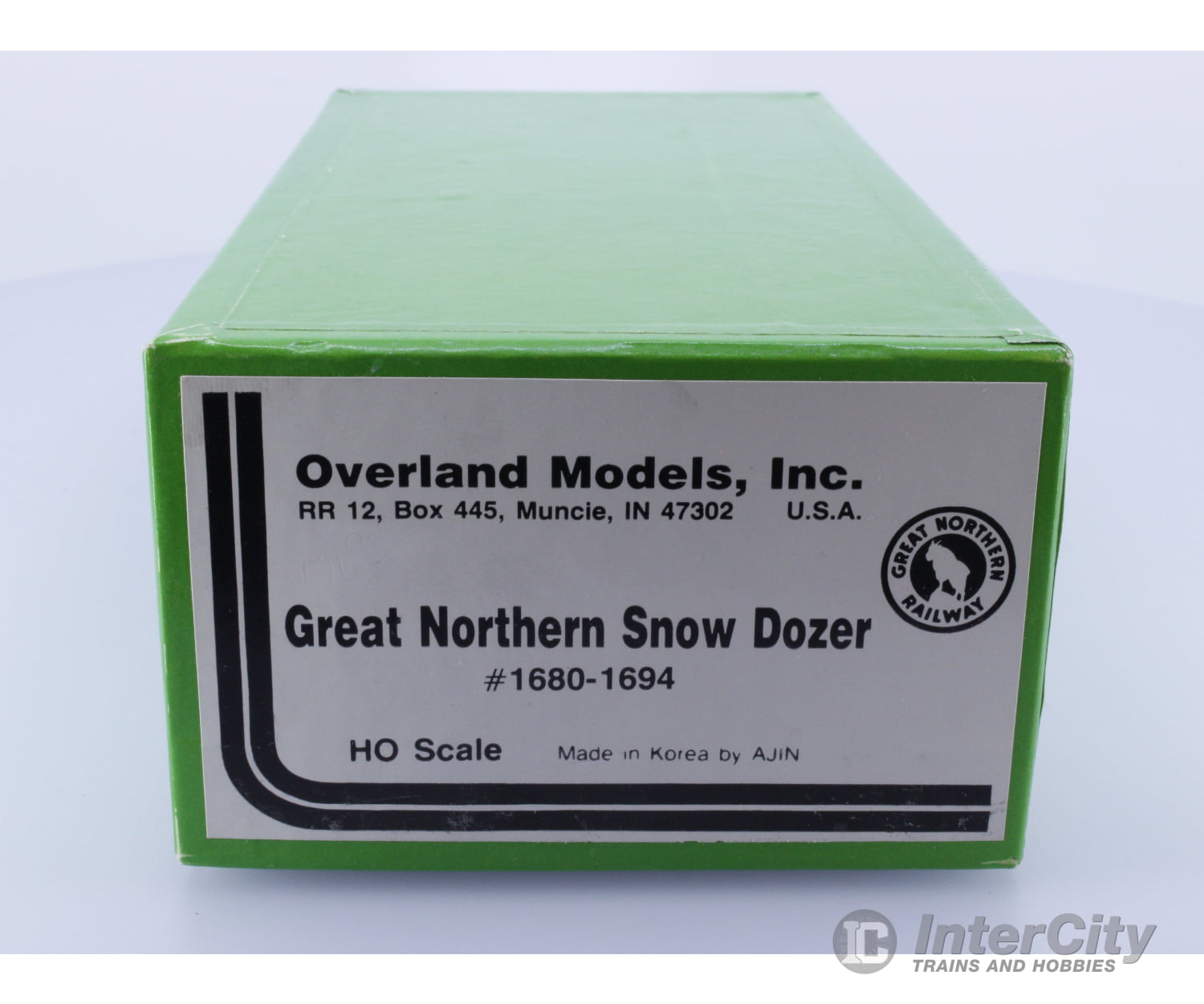 Overland GNSNOWDOZ HO Brass Unpainted Snow Dozer 1690-1694 Great Northern (GN) 1680-1694 Freight Cars