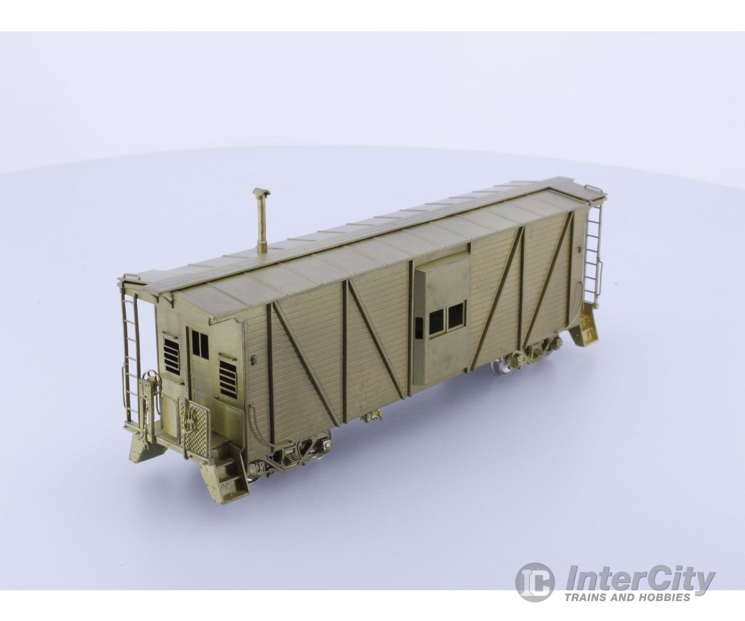 Overland GNX320CAB HO Brass Unpainted Bay Window Caboose Great Northern (GN) X320 Freight Cars