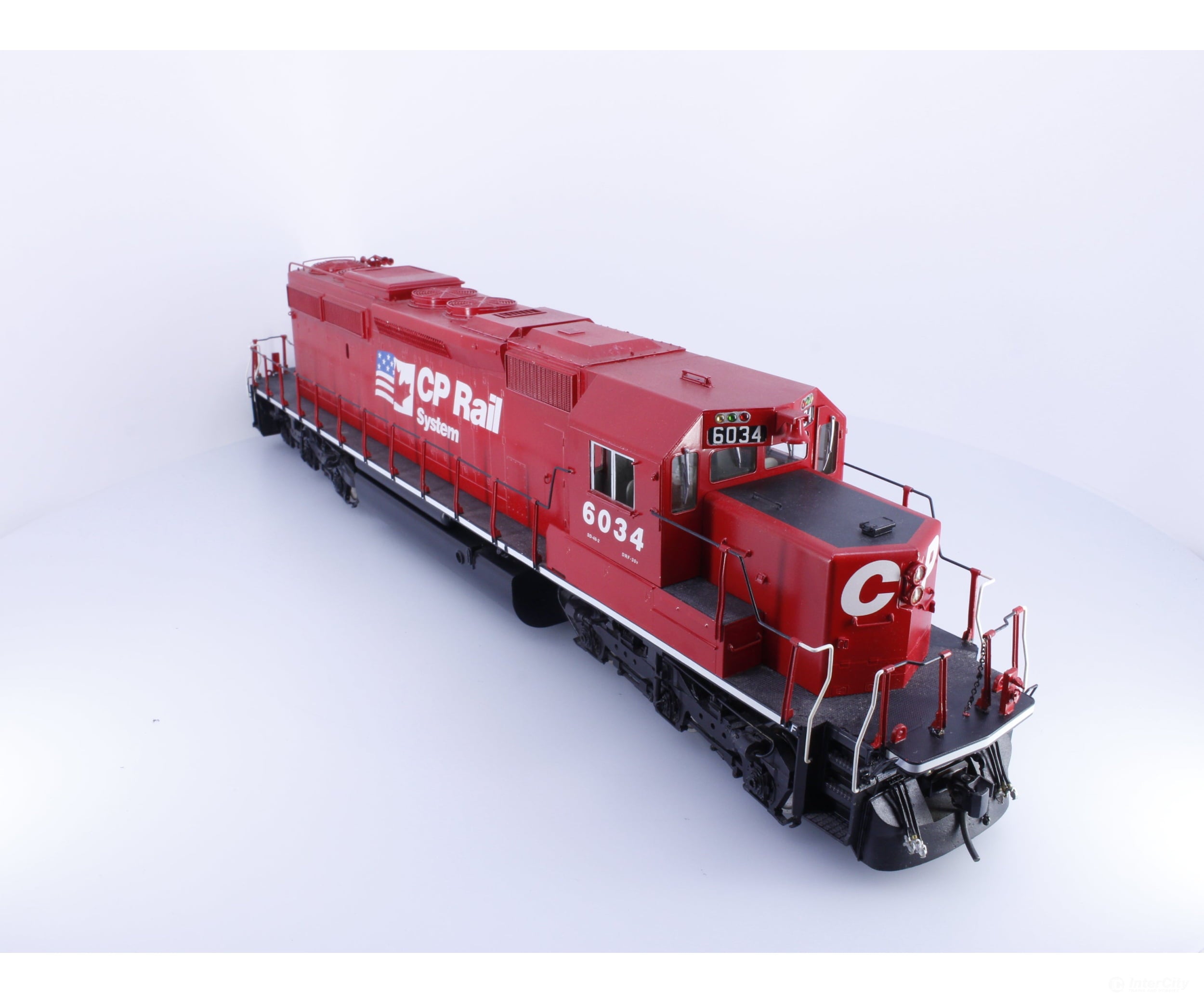 Overland OMI-0505 O Brass SD40-2 Extended Range D-B Late Radiator Screens Q Fans 102’ Snoot Nose with A-C Diesel