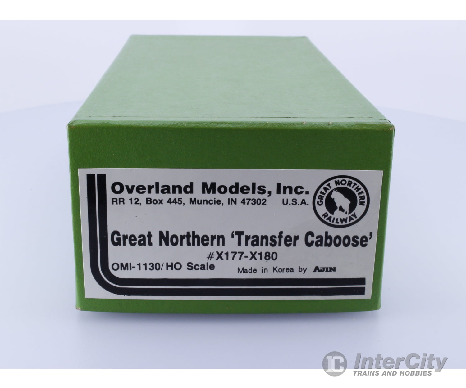 Overland OMI-1130 HO Brass Unpainted Transfer Caboose X177-180 Great Northern (GN) X177-180 Freight Cars