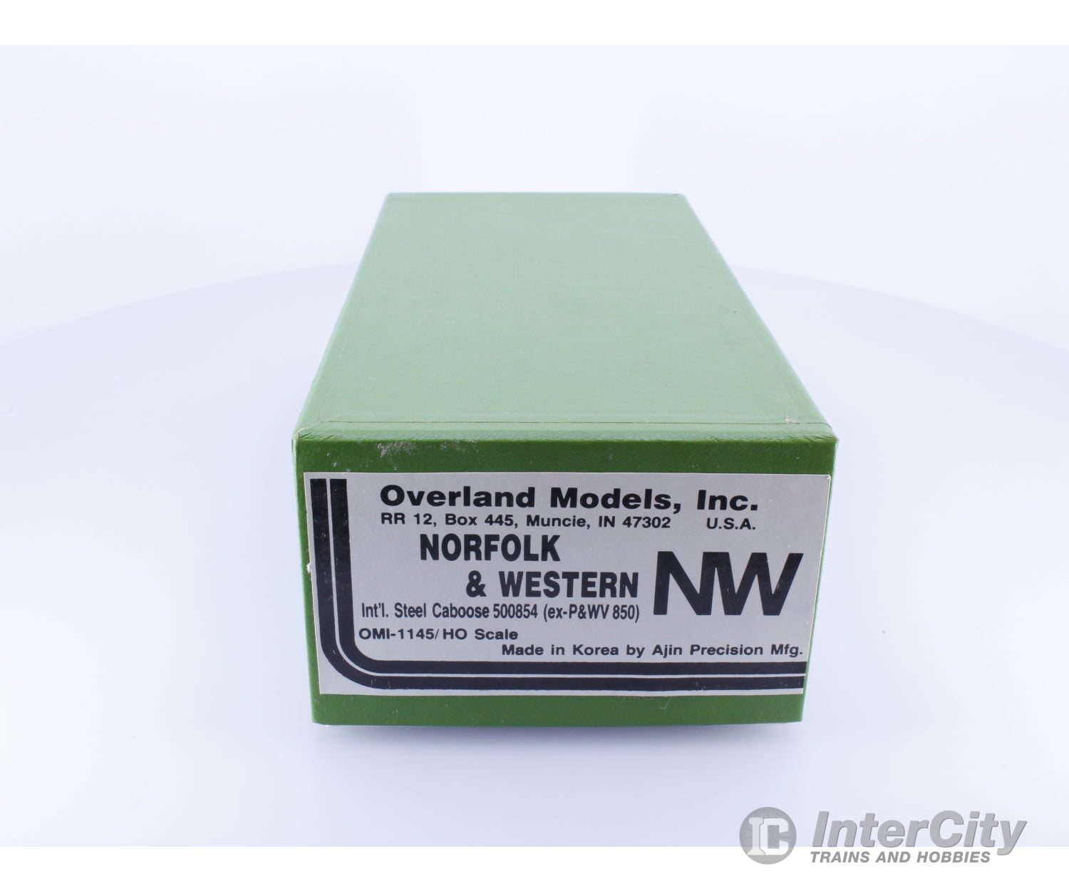 Overland OMI-1145 HO Brass International Steel Caboose ex P&WV Undecorated Norfolk & Western (NW) 500854 Freight Cars