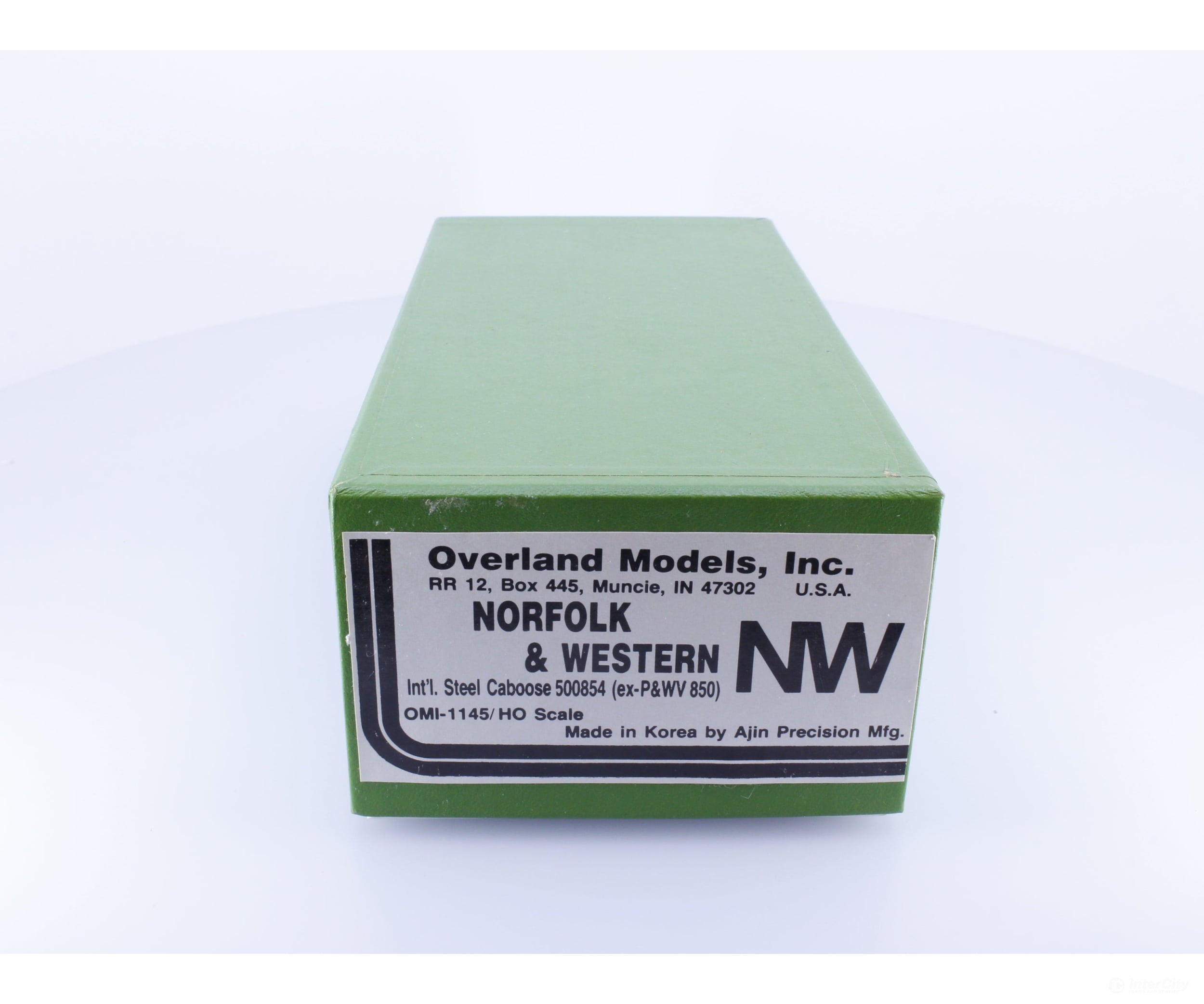 Overland OMI-1145 HO Brass International Steel Caboose ex P&WV Undecorated Norfolk & Western (NW) 500854 Freight Cars