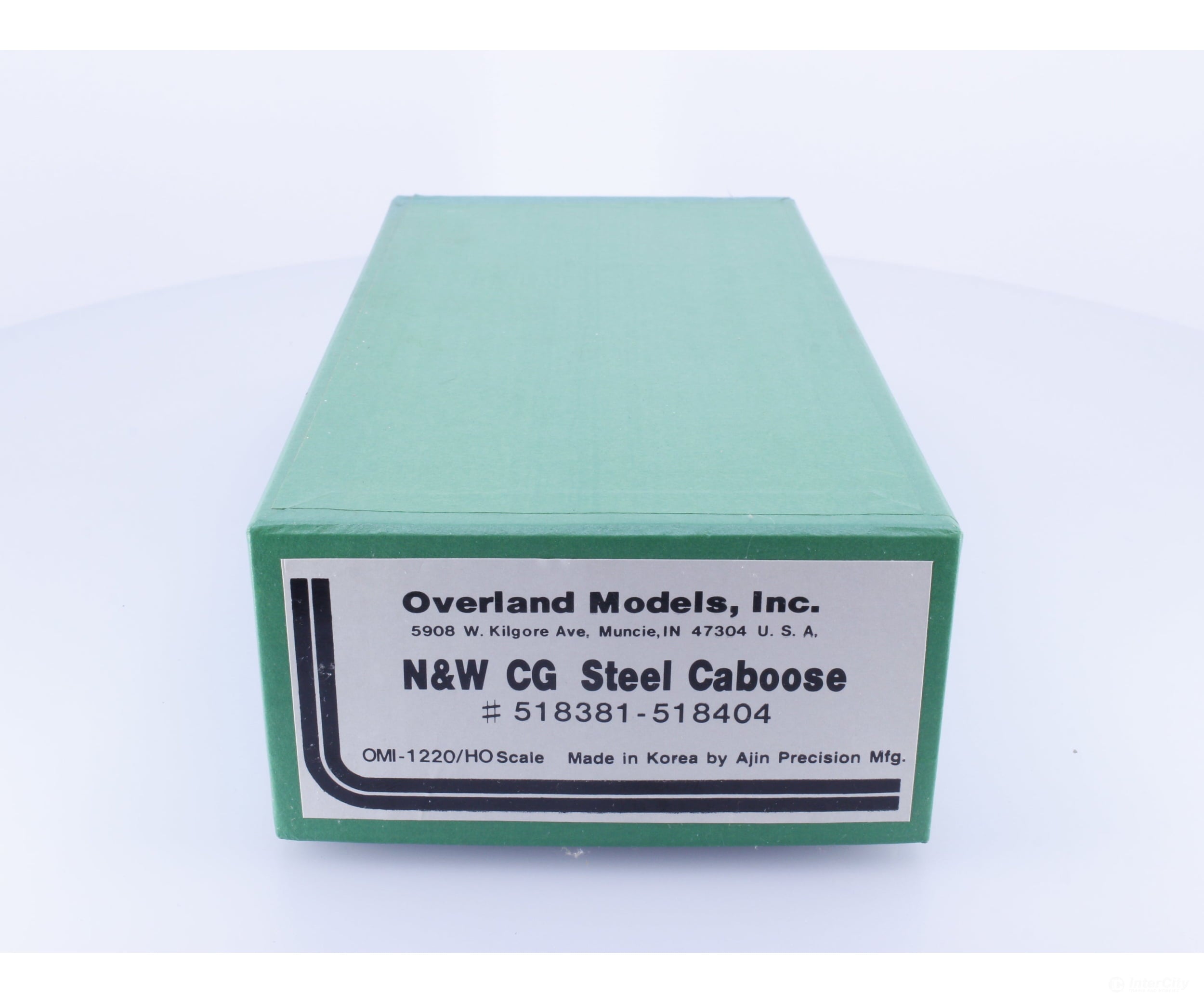 Overland OMI-1220 HO Brass CG Steel Caboose Undecorated Norfolk & Western (NW) Freight Cars