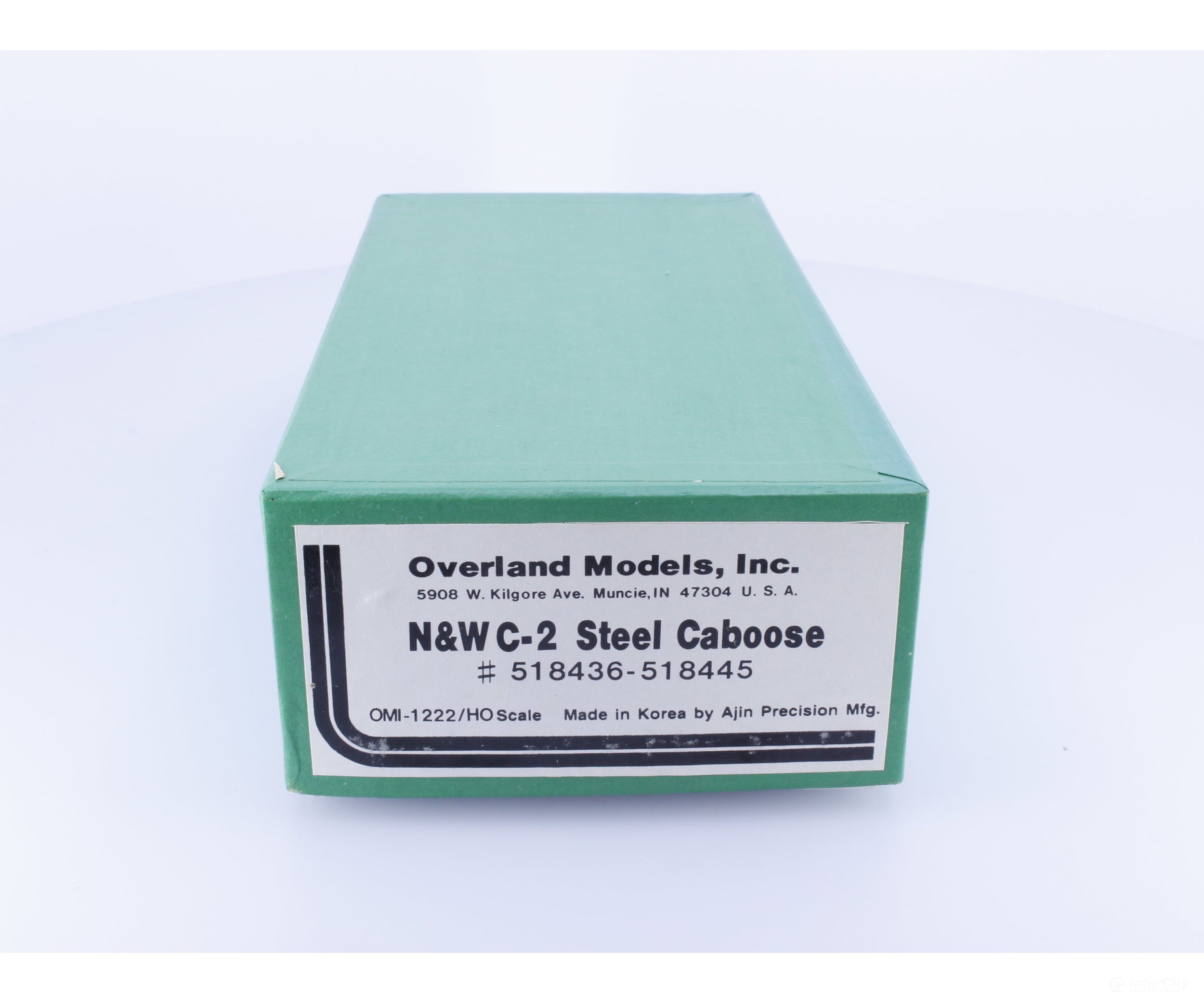 Overland OMI-1222 HO Brass C-2 Steel Caboose Undecorated Norfolk & Western (NW) Freight Cars