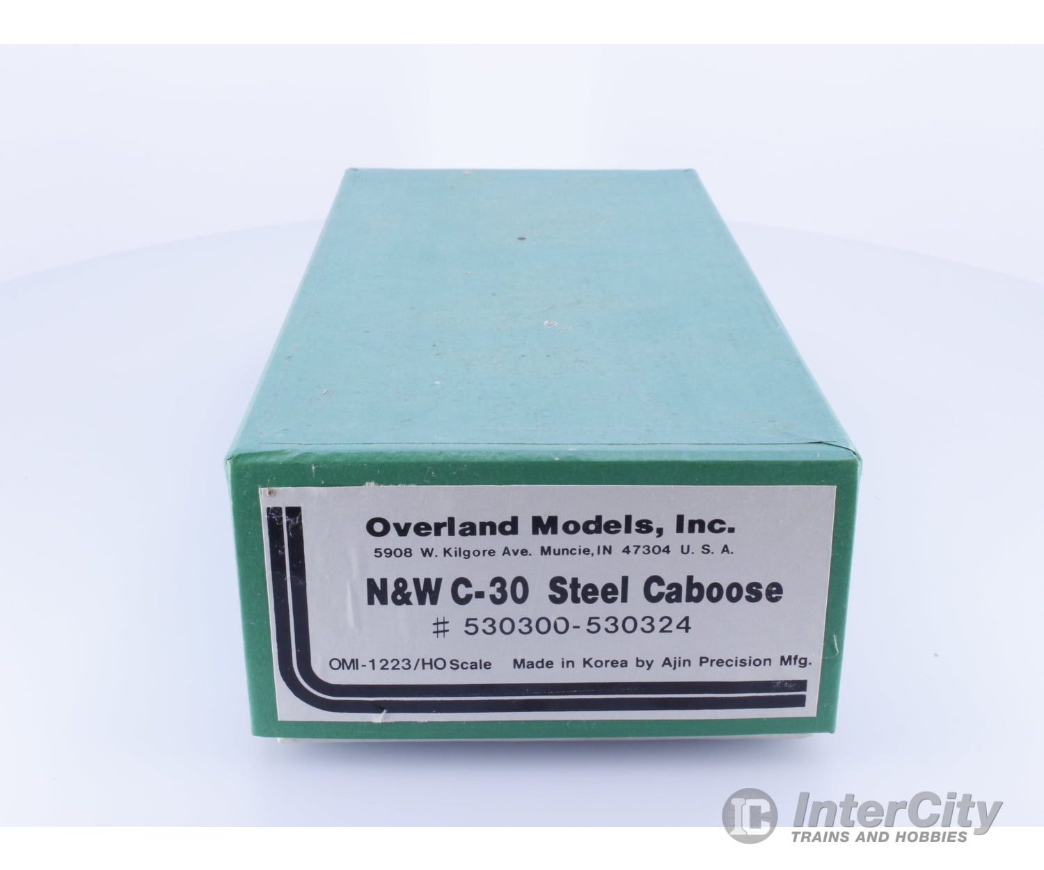 Overland OMI-1223 HO Brass C-30 Steel Caboose Undecorated Norfolk & Western (NW) Freight Cars