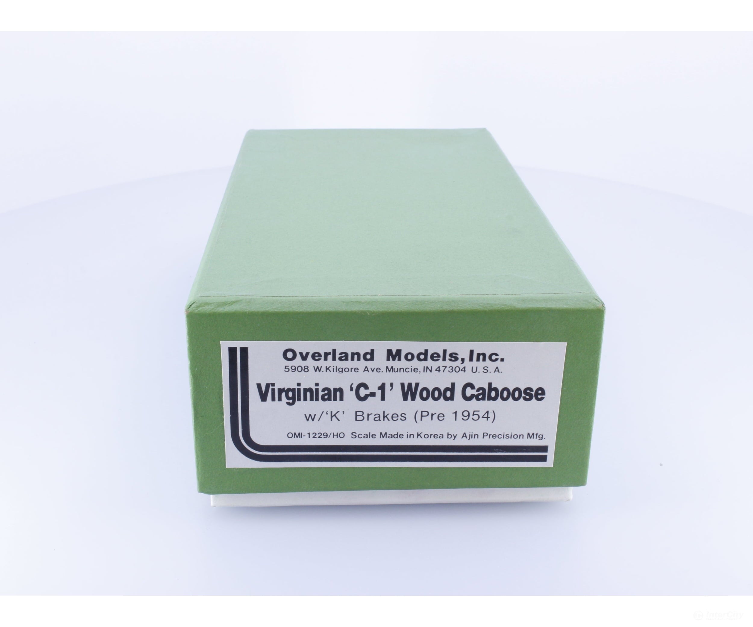 Overland OMI-1229 HO Brass C-1 Wood Caboose with K Brakes Virginia Railway (VREX) Freight Cars