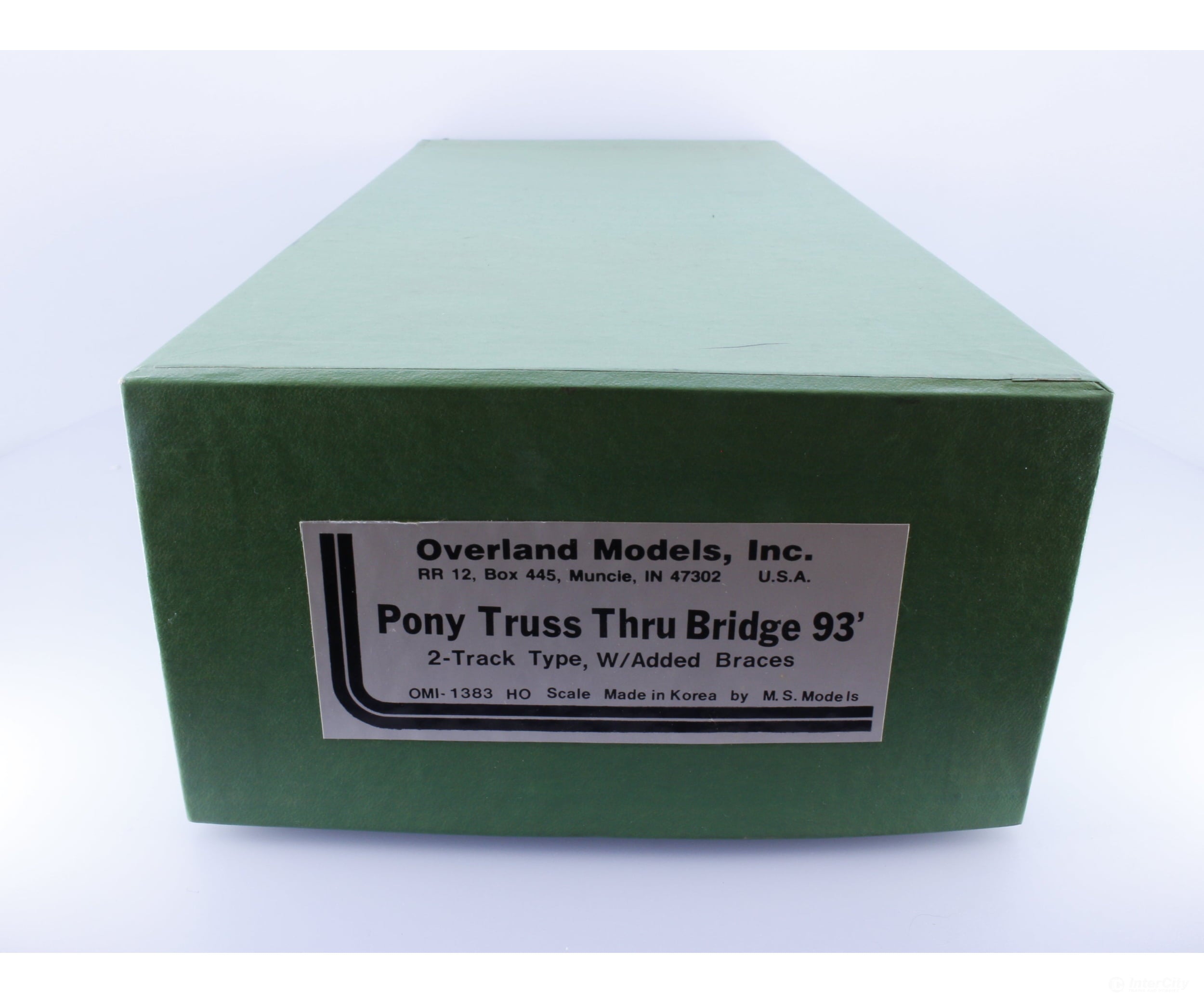 Overland OMI-1383 HO Brass Pony Truss Thru Bridge 93’ 2 Track Type with Added Braces Tunnels & Bridges