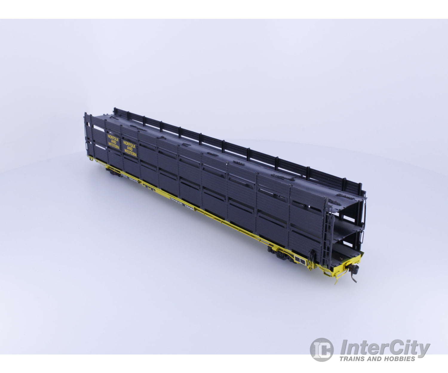 Overland OMI-1395 HO Brass Tri-Level Auto Rack Painted Norfolk & Western (NW) 905415 Freight Cars