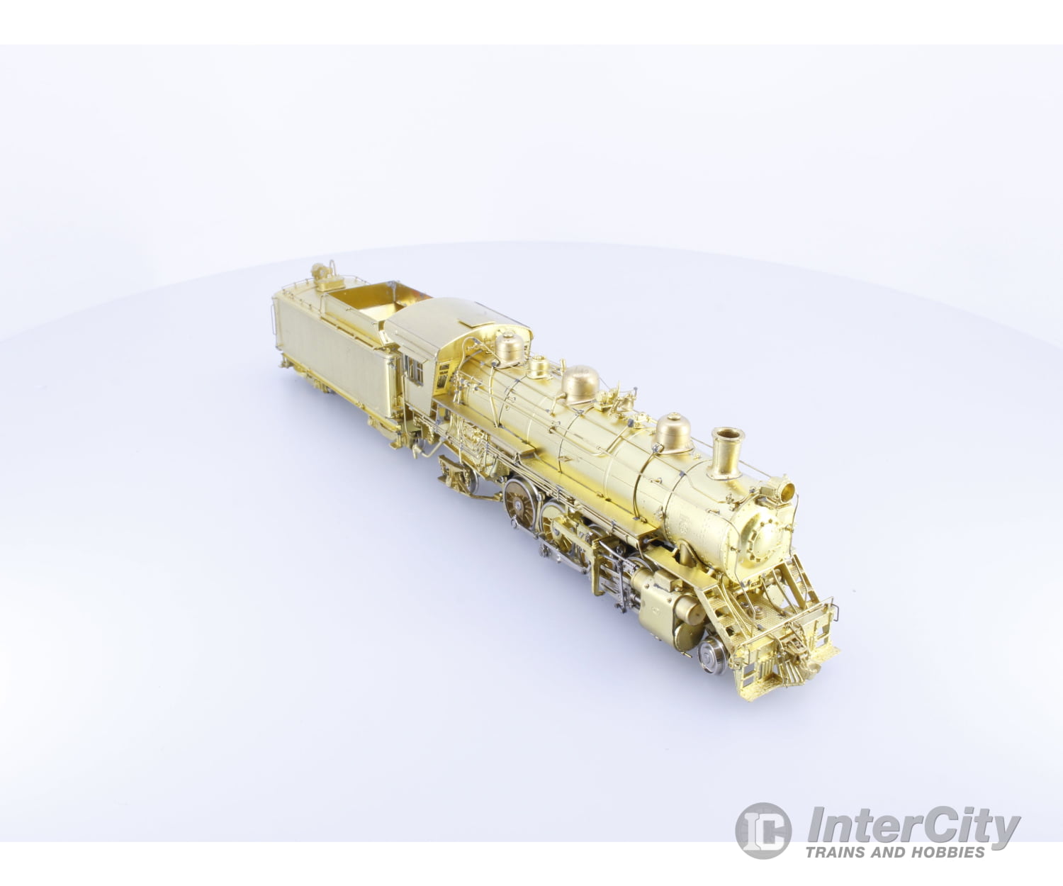 Overland OMI-1428 HO Brass MB 2-8-2 Steam Locomotive Undecorated Virginia Railway (VREX) Analog DC Locomotives