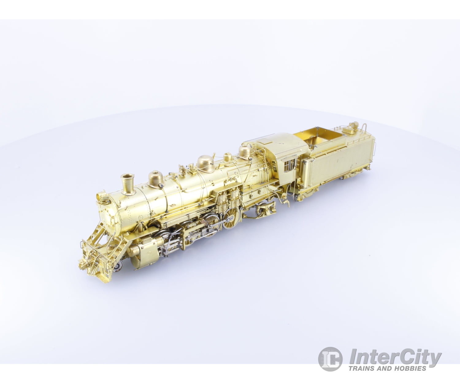 Overland OMI-1428 HO Brass MB 2-8-2 Steam Locomotive Undecorated Virginia Railway (VREX) Analog DC Locomotives