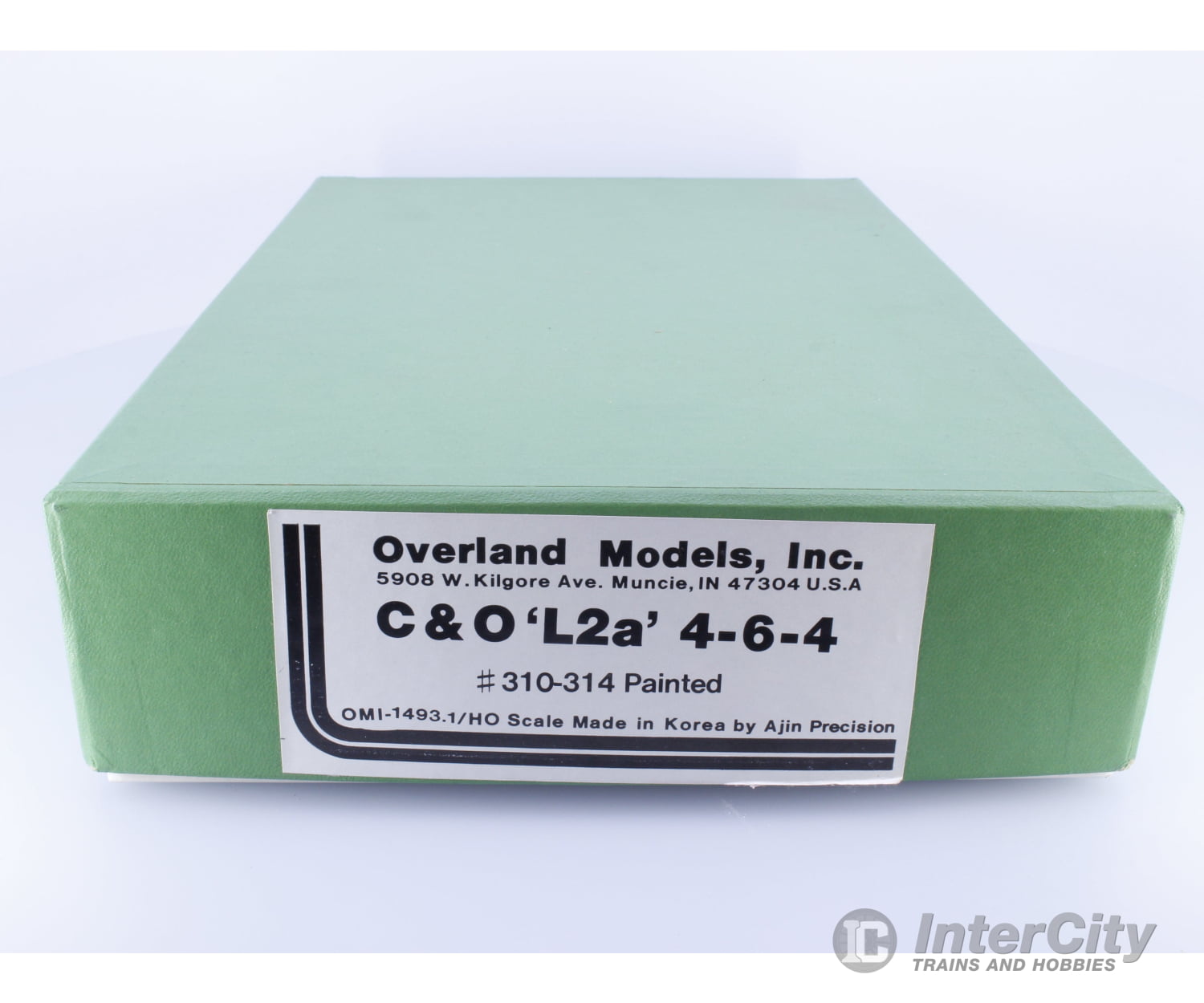 Overland OMI-1493.1 HO Brass L2a 4-6-4 Steam Locomotive Factory Painted Chesapeake and Ohio (CO) Analog DC Locomotives