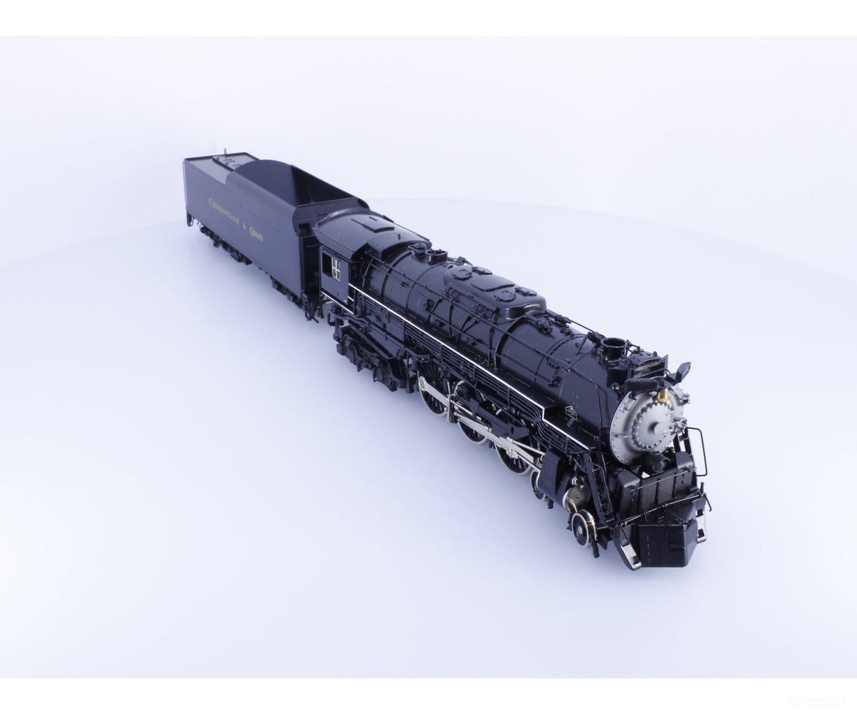 Overland OMI-1493.1 HO Brass L2a 4-6-4 Steam Locomotive Factory Painted Chesapeake and Ohio (CO) Analog DC Locomotives