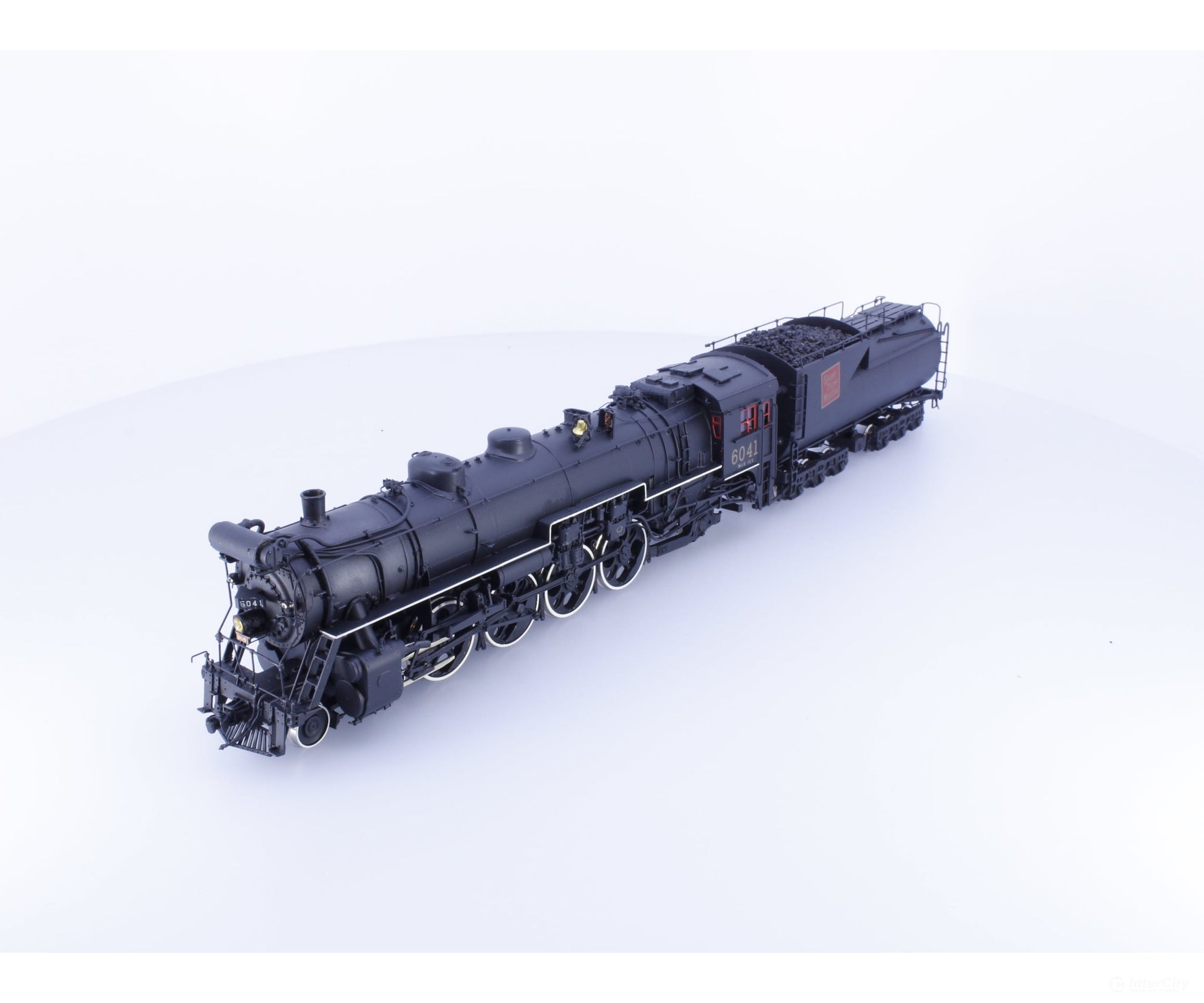 Overland OMI-1505 HO Brass GTW U-1-c 4-8-2 Steam Locomotive Factory Painted Grand Trunk Western (GTW) 6041 Analog DC