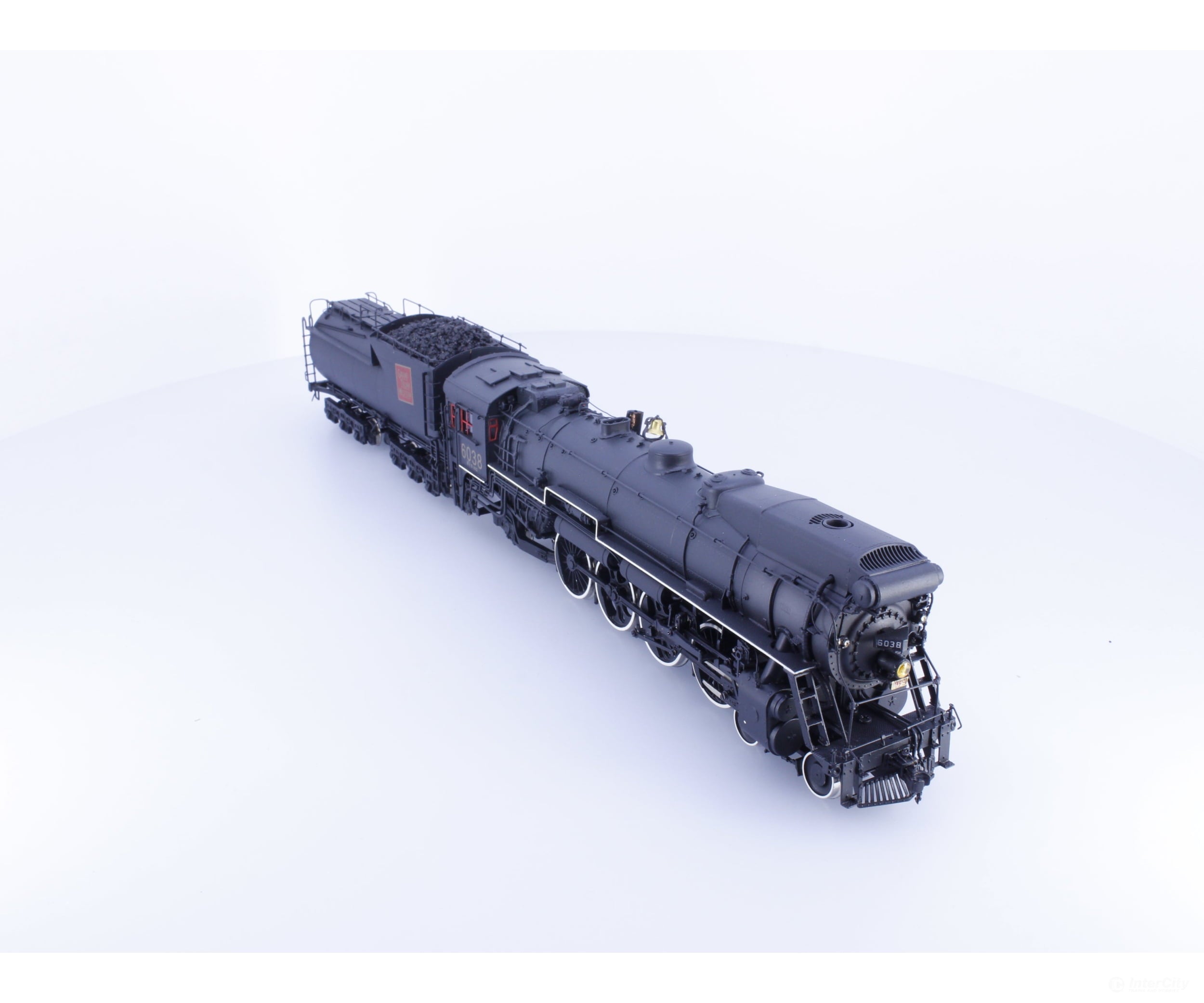 Overland OMI-1506 HO Brass GTW U-1-c 4-8-2 Steam Locomotive Factory Painted Grand Trunk Western (GTW) 6038 Analog DC