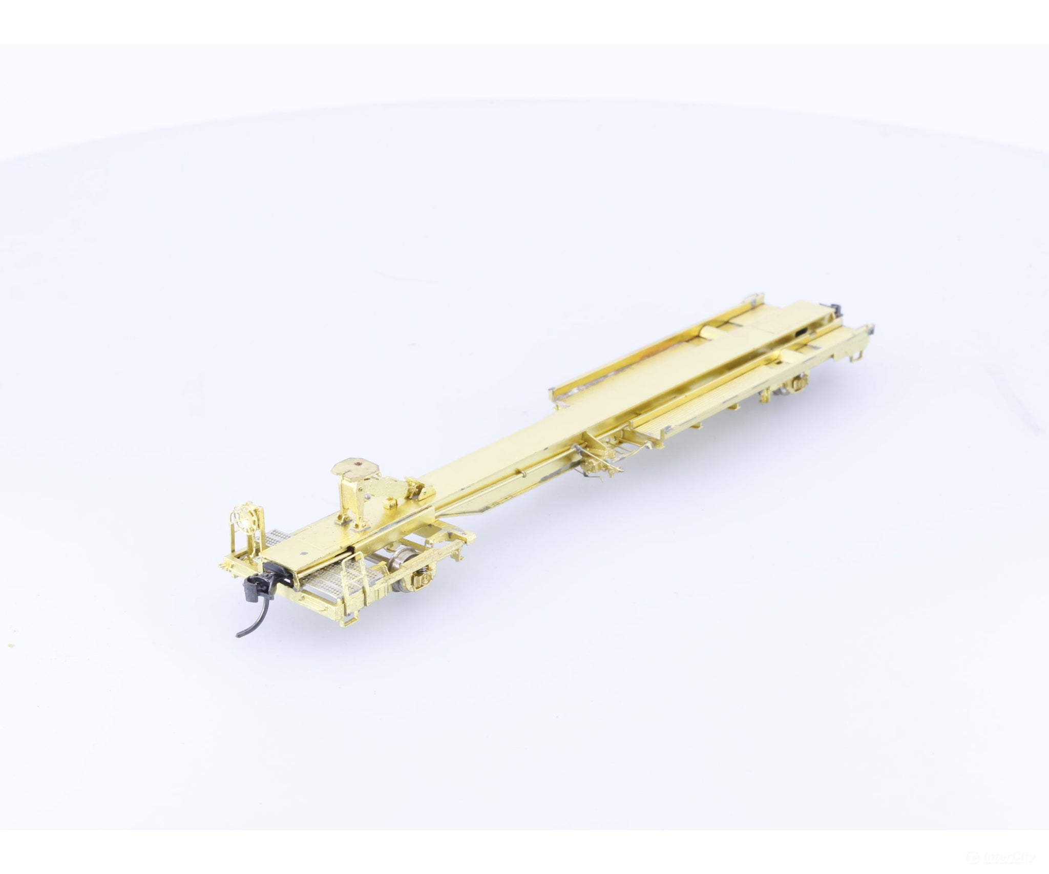 Overland OMI-3026 HO Brass Thrall Front Runner TOFC 50’ w/Leaf Spring Trucks - Freight Cars