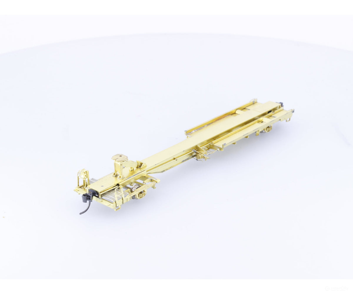 Overland OMI-3026 HO Brass Thrall Front Runner TOFC 50’ w/Leaf Spring Trucks - Freight Cars