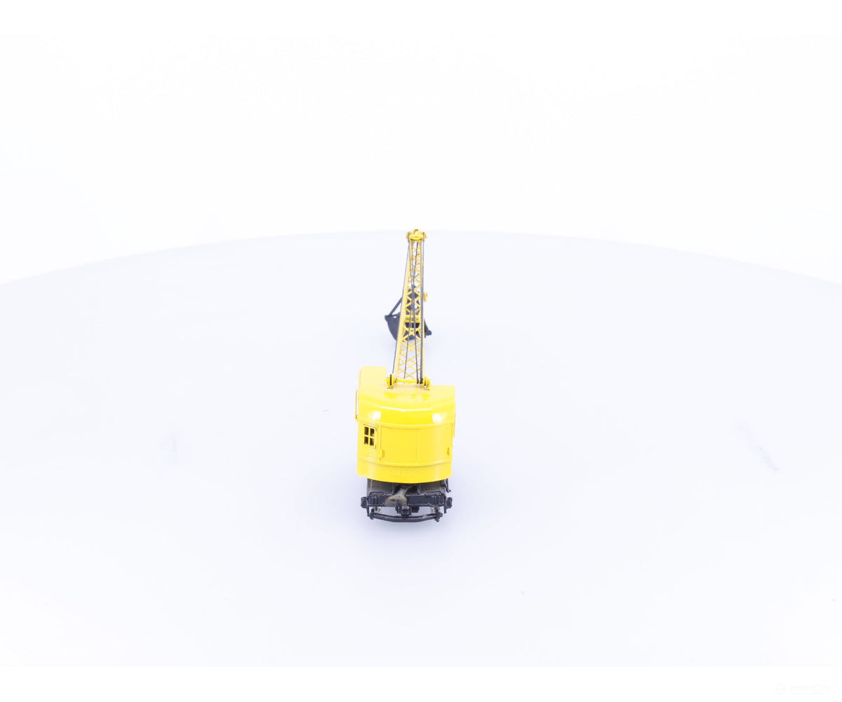 Overland OMI-3148.1 HO Brass Burro Crane Model 30 Yellow - Freight Cars